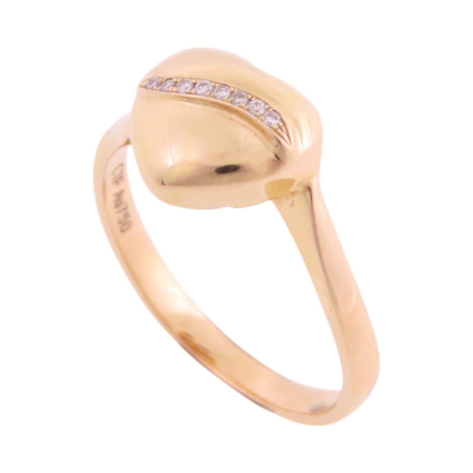 JEWELRY 18K玫瑰金/鑽石Diamond Ring戒指US#5.5