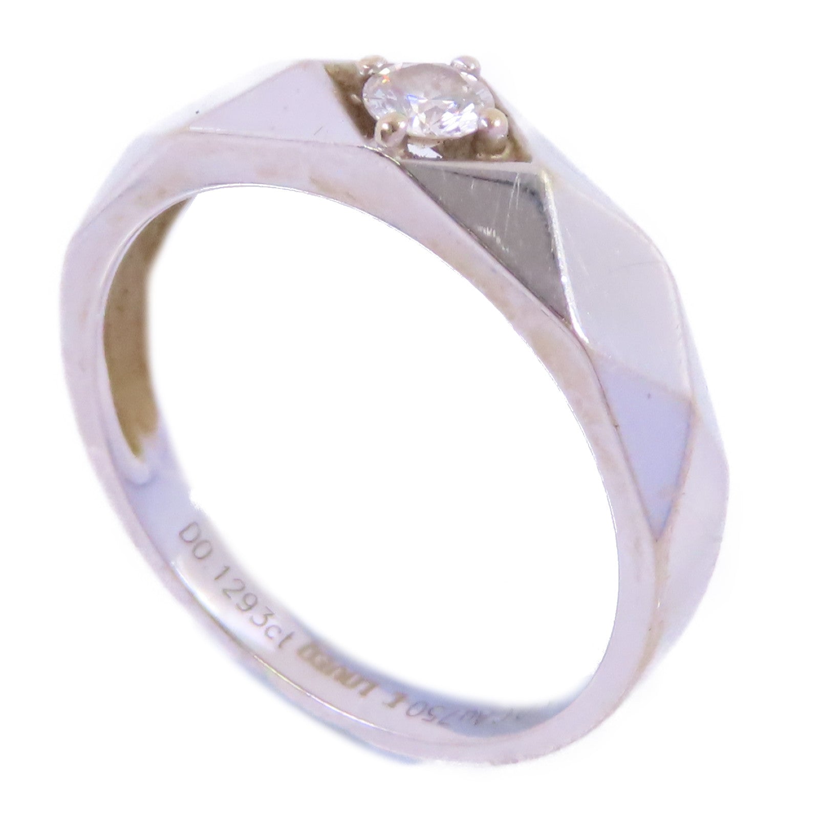 JEWELRY 18K白金/鑽石Diamond Ring戒指US#5.75