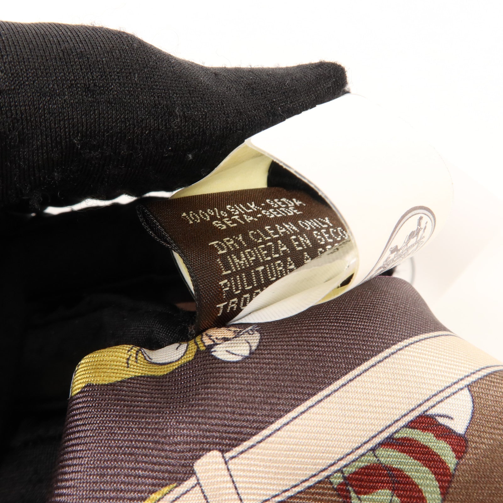 HERMES 絲質Twilly絲巾