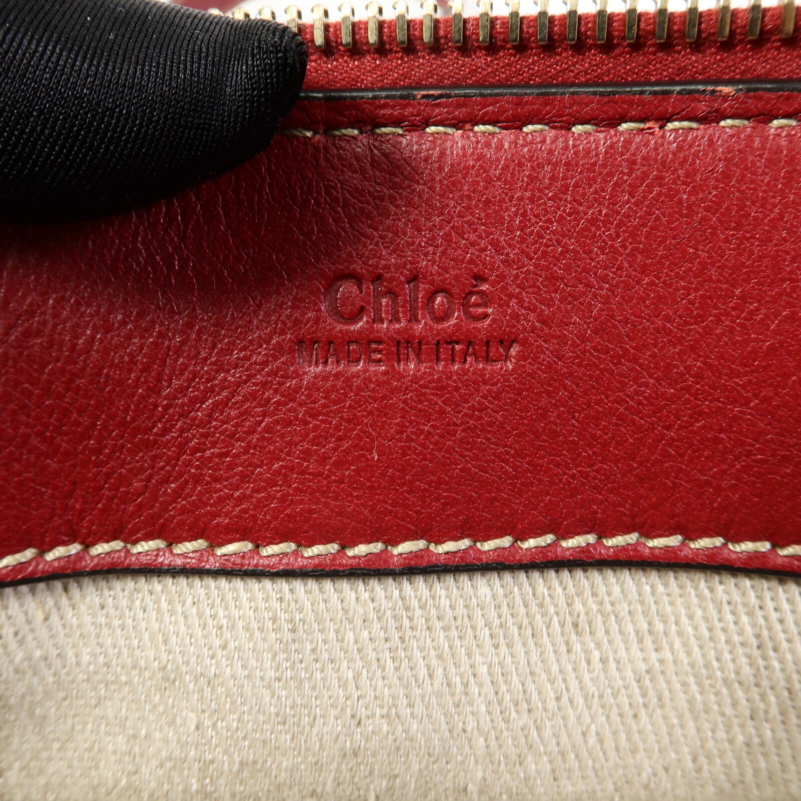 Chloe 牛皮皮革Edith手挽肩背兩用袋
