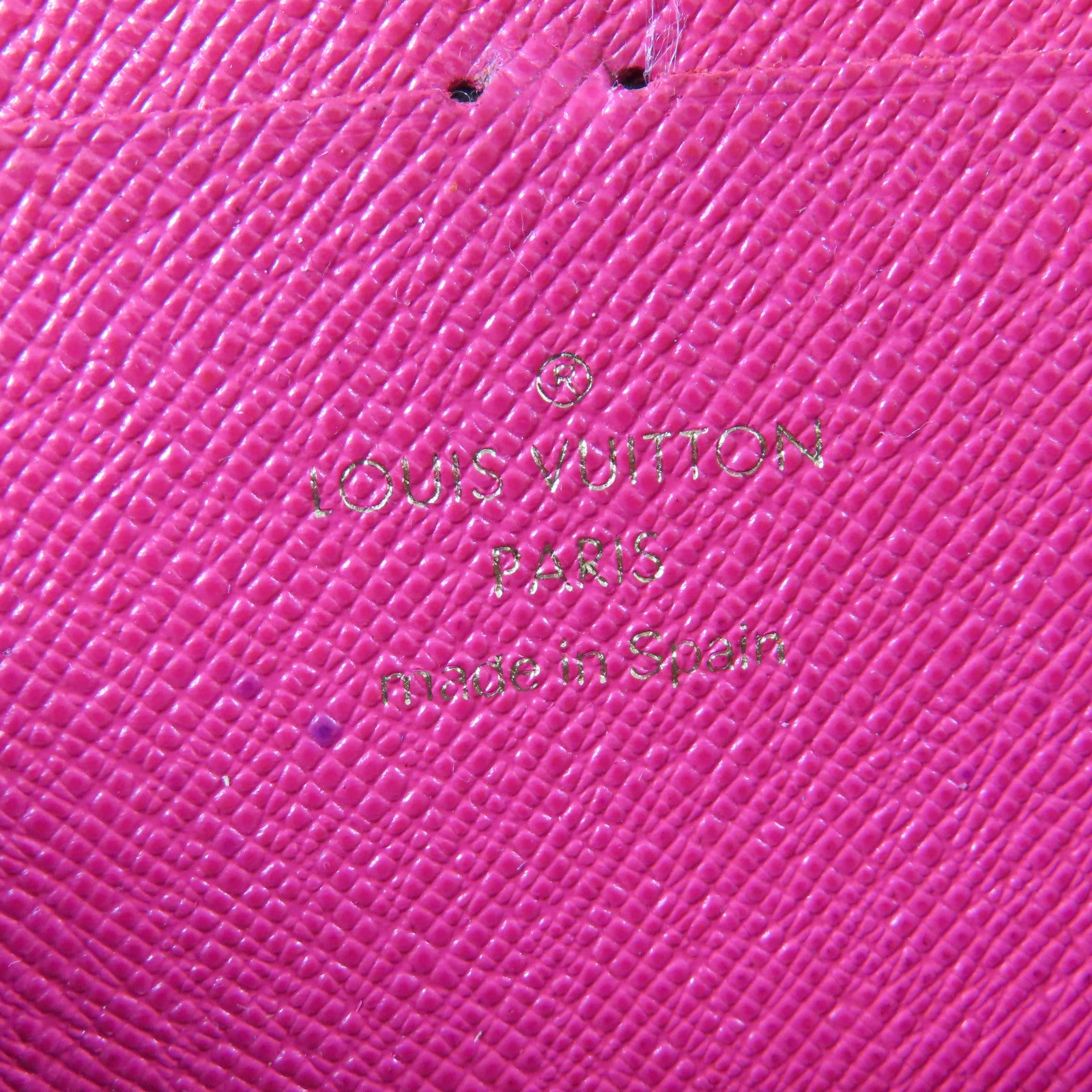 LOUIS VUITTON Monogram Clemence Long Wallet金扣長錢包棕色/紅色