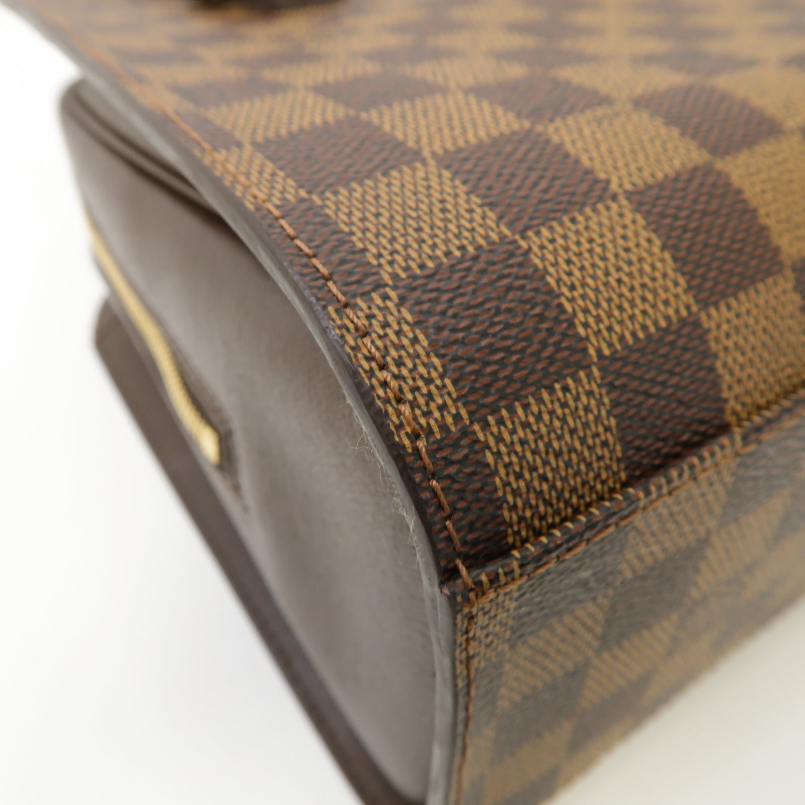 LOUIS VUITTON Damier Triana金扣肩背袋啡色