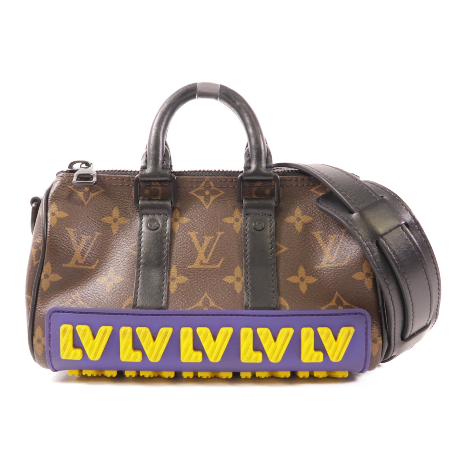 LOUIS VUITTON LV Keepall XS 2 Way Shoulder Hand Bag M45788 Monogram Brown