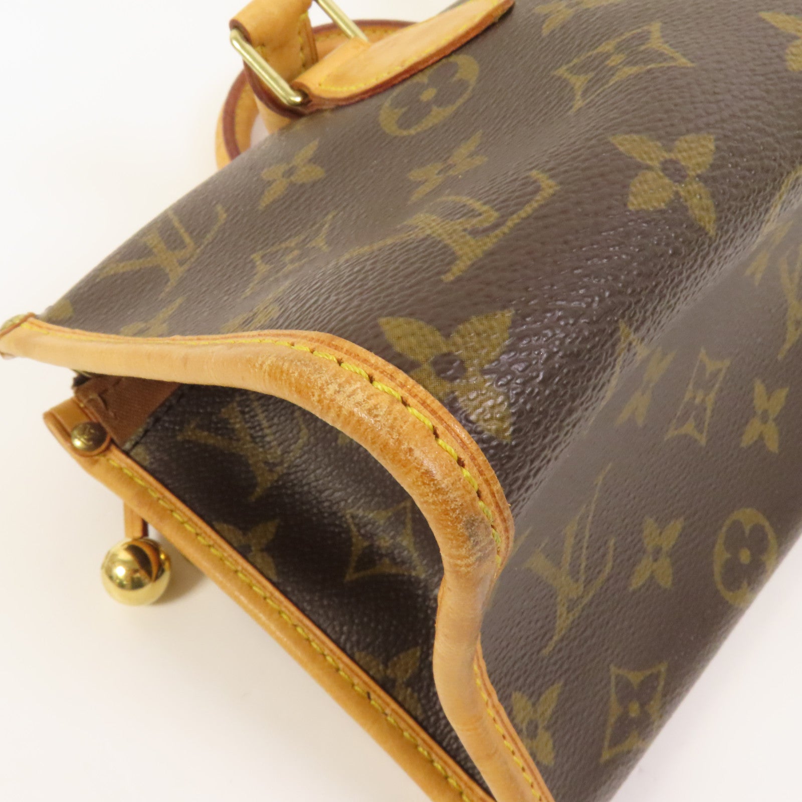 LOUIS VUITTON Monogram Popincourt金扣手挽袋