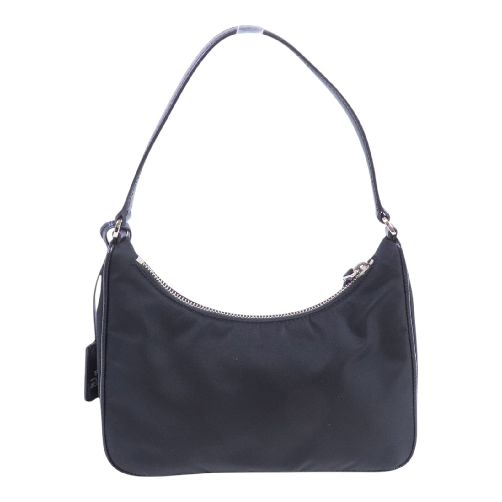 PRADA 尼龍Hobo Shoulder Bag銀扣肩背袋