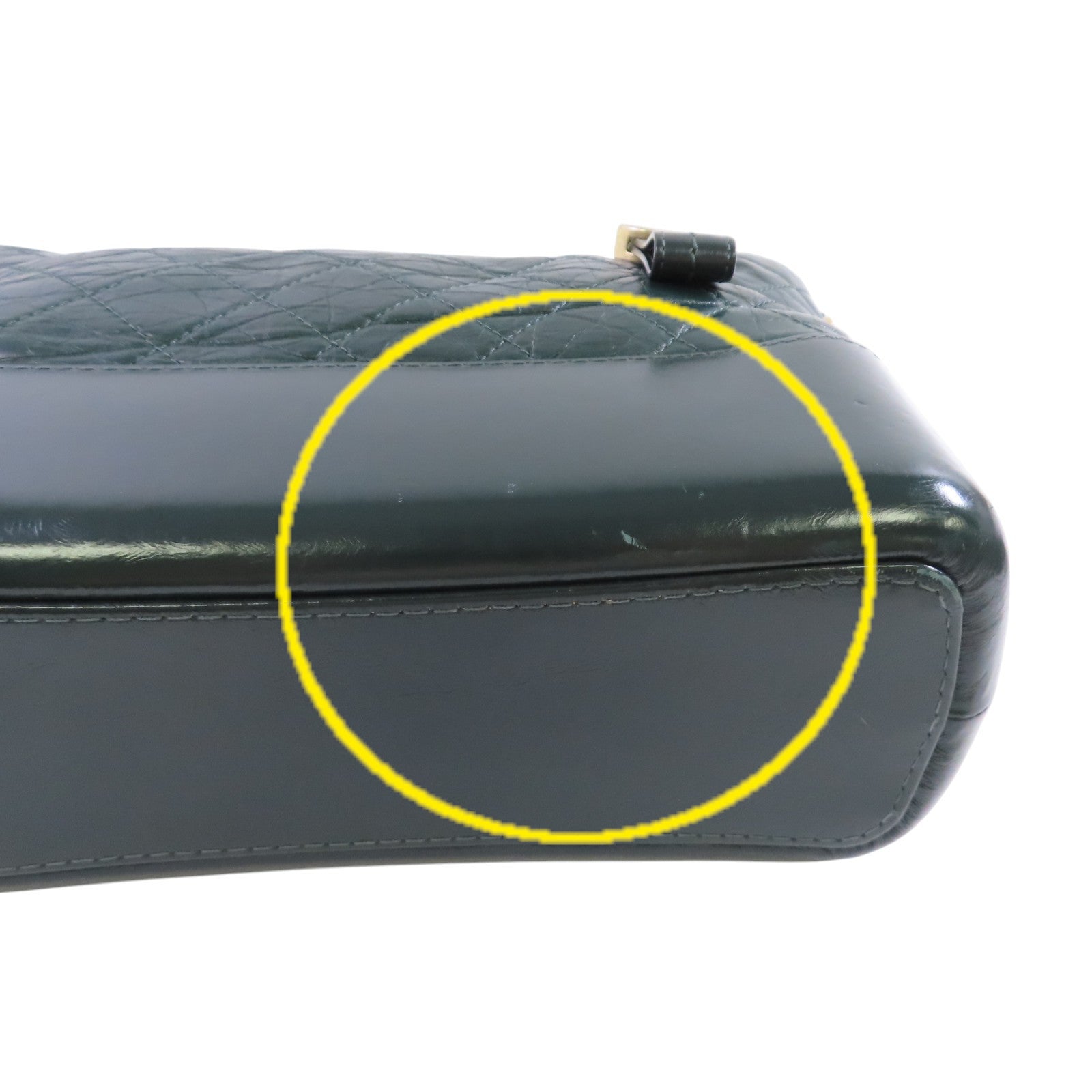 CHANEL 牛皮皮革Gabrielle Chain Shoulder Bag銀扣鏈帶肩背袋