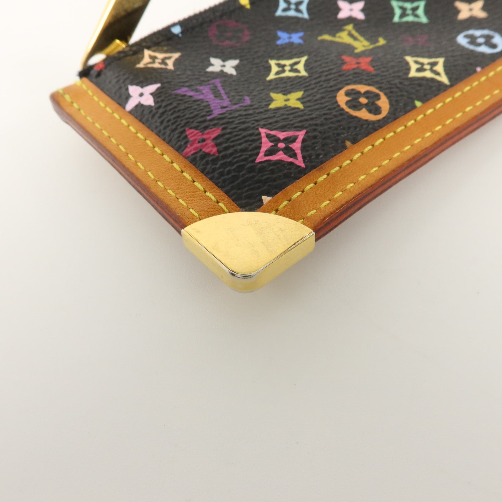 LOUIS VUITTON Monogram Multicolore Pochette Cles Purse零錢包