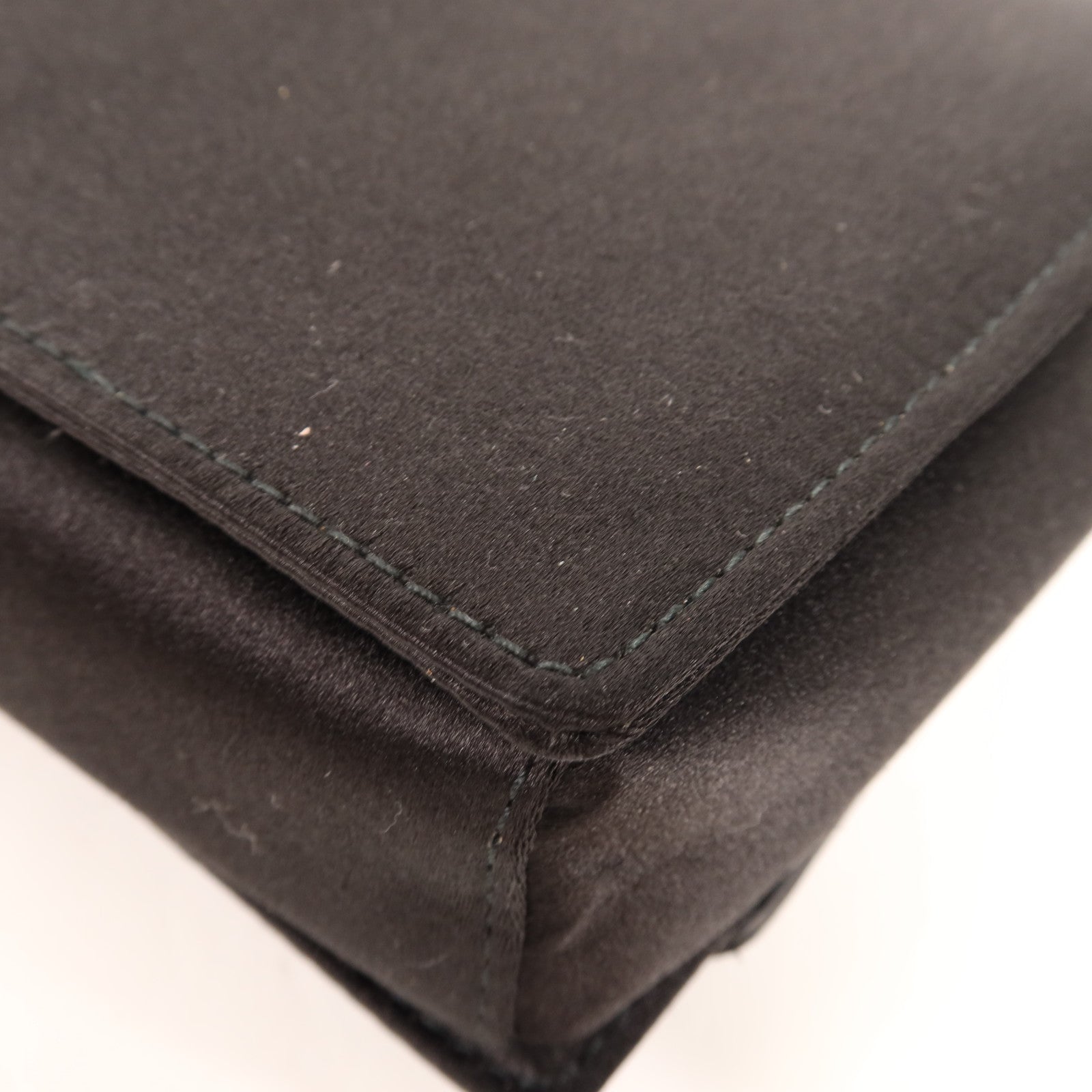 Salvatore Ferragamo 絲質Shoulder Bag金扣手挽肩背兩用袋