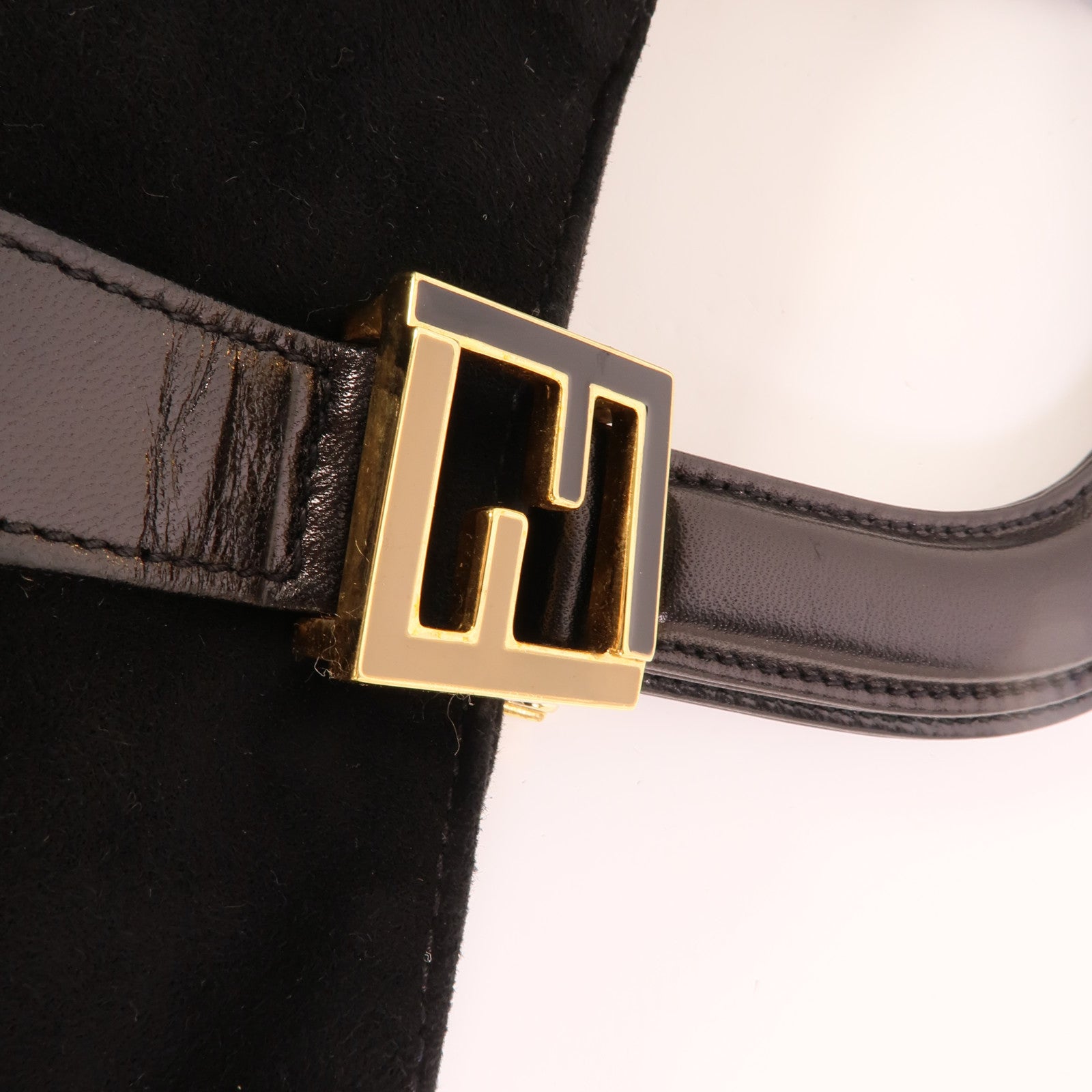 FENDI 麂皮皮革Hand Bag手挽袋