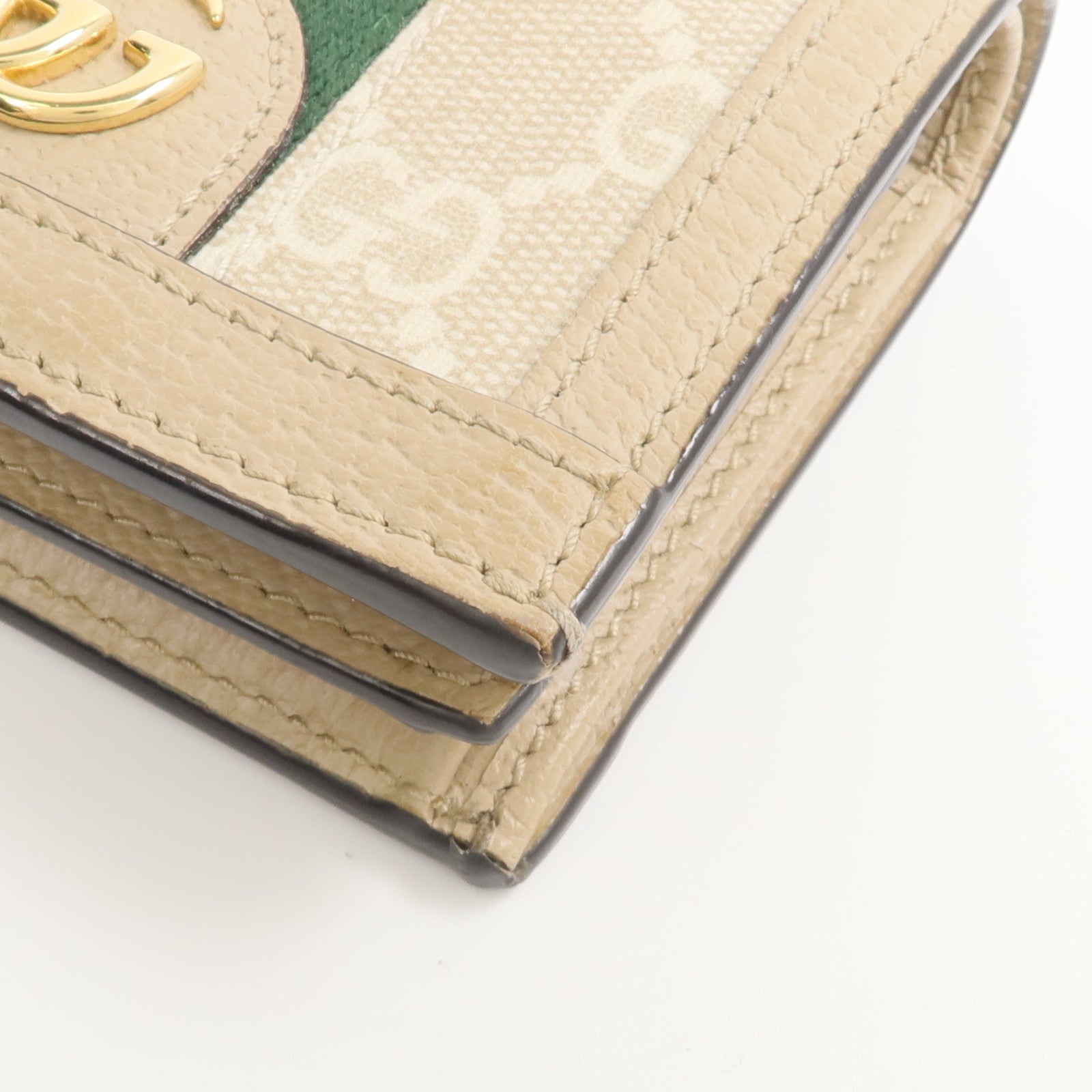 GUCCI 塗層帆布Ophidia GG Card Case Wallet錢包
