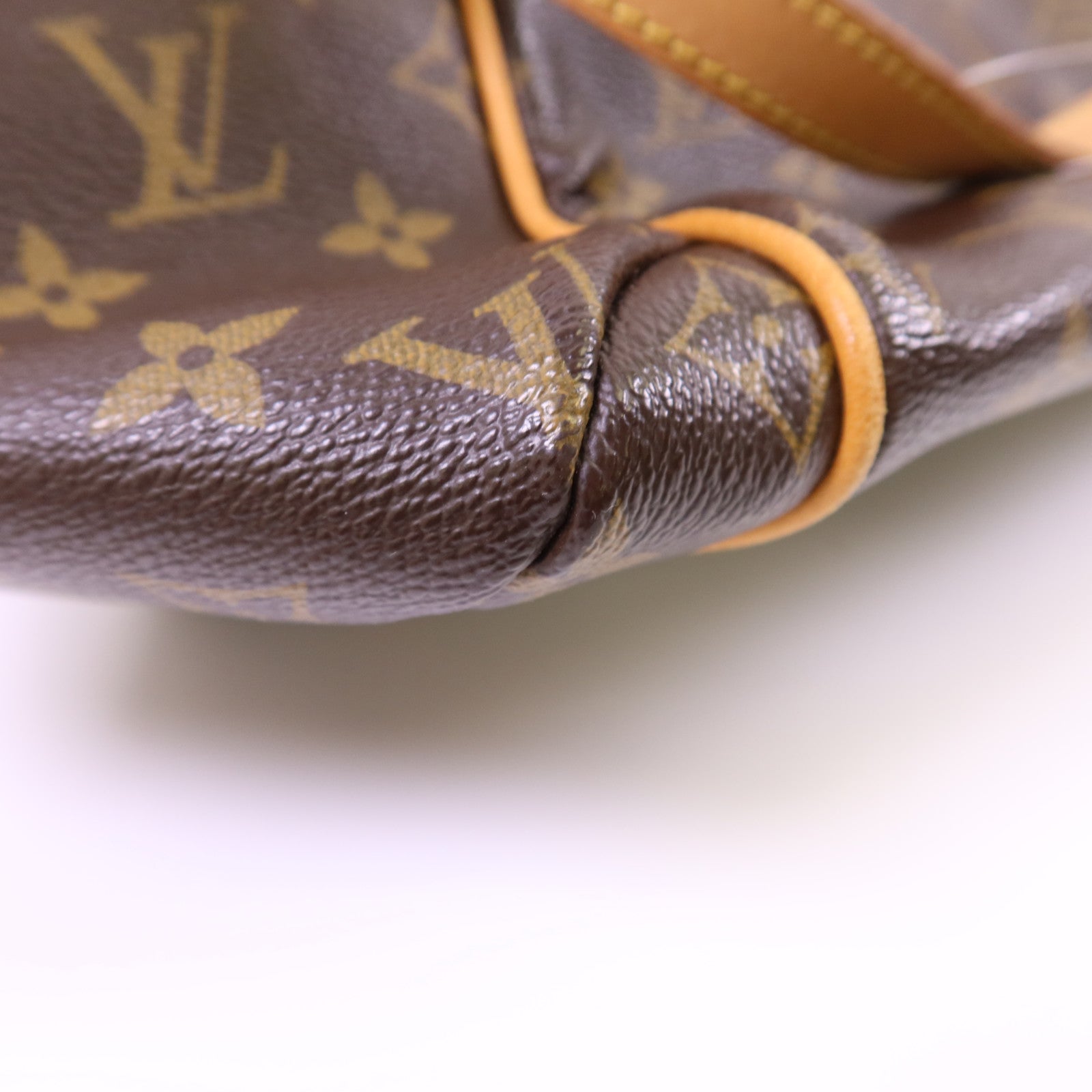 LOUIS VUITTON Monogram Totally MM金扣肩背袋棕色