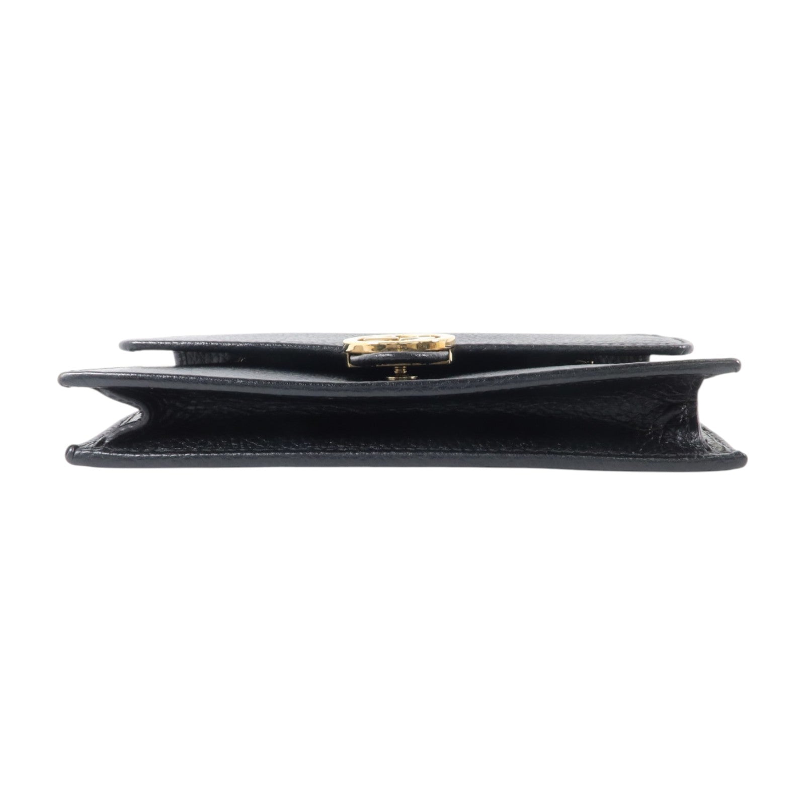 GUCCI 牛皮皮革Interlocking Wallet On Chain金扣鏈帶肩背袋