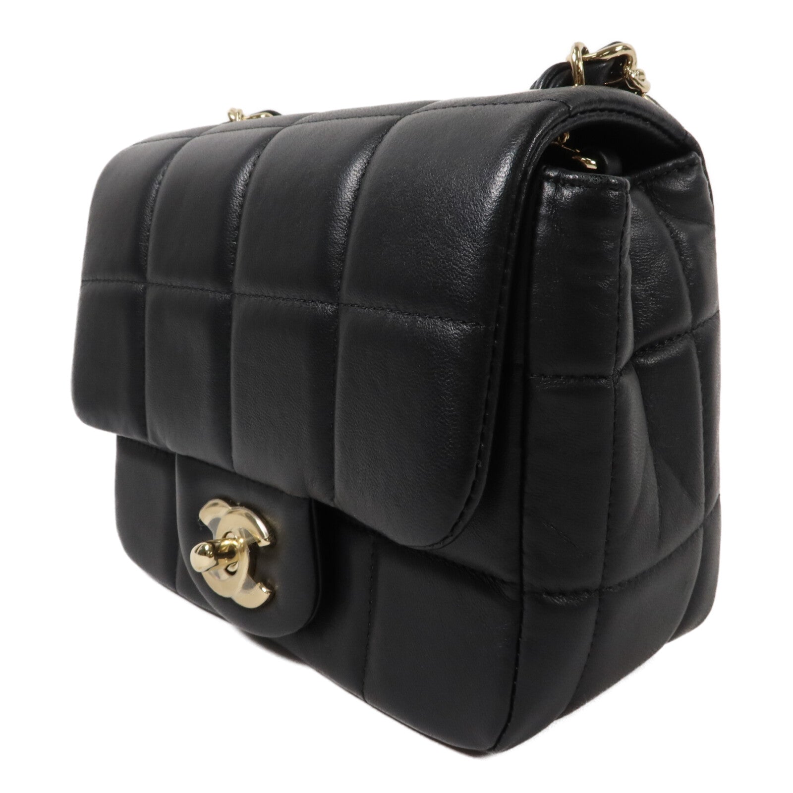 CHANEL 牛皮皮革Chain Shoulder鏈帶肩背袋