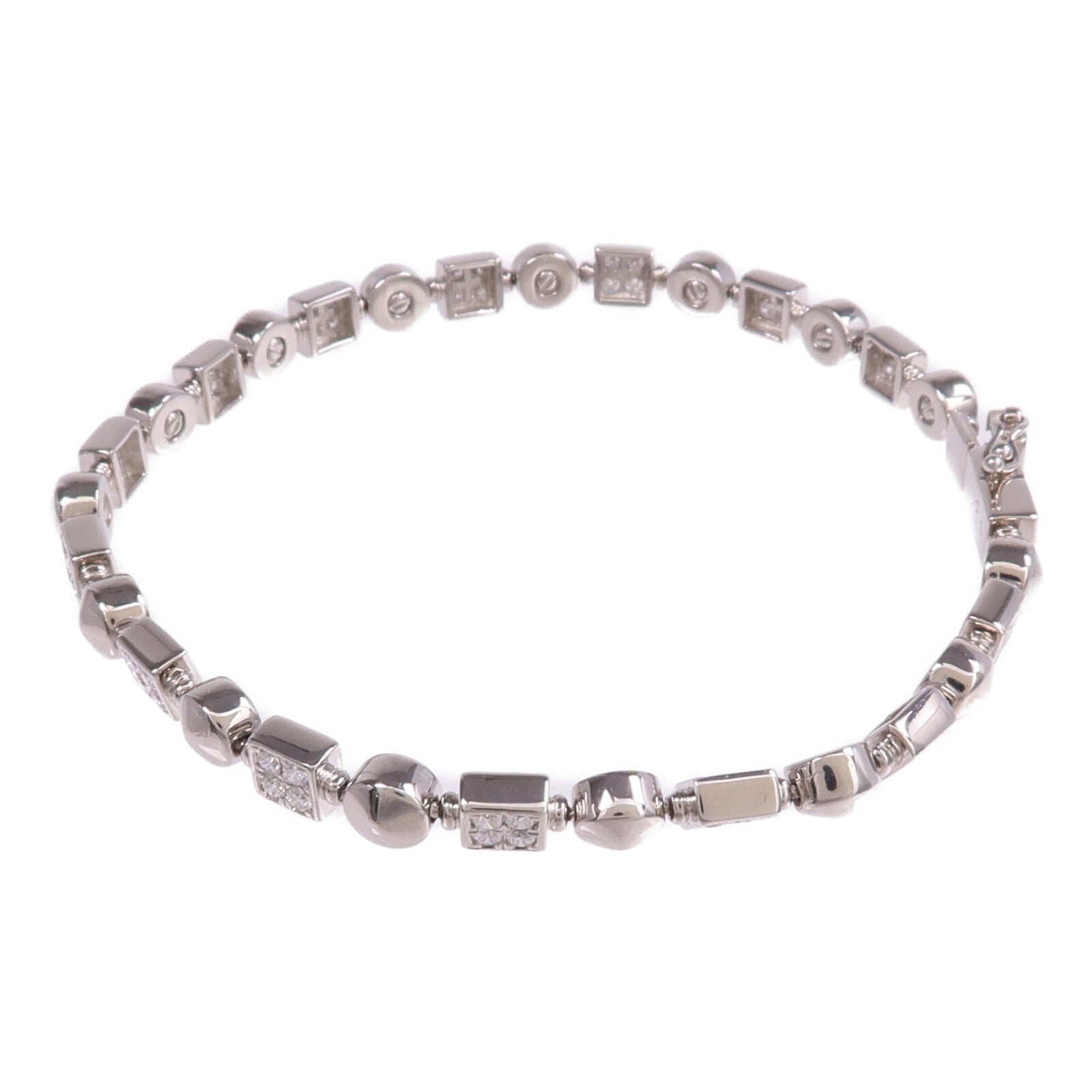 JEWELRY 18K白金Diamond Necklace & Bracelet Set鑽石項鍊/手鏈