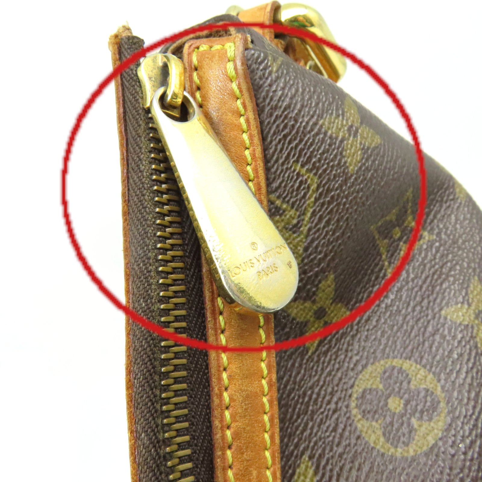 LOUIS VUITTON 【激減優惠】Monogram Tulum GM金扣肩背袋啡色
