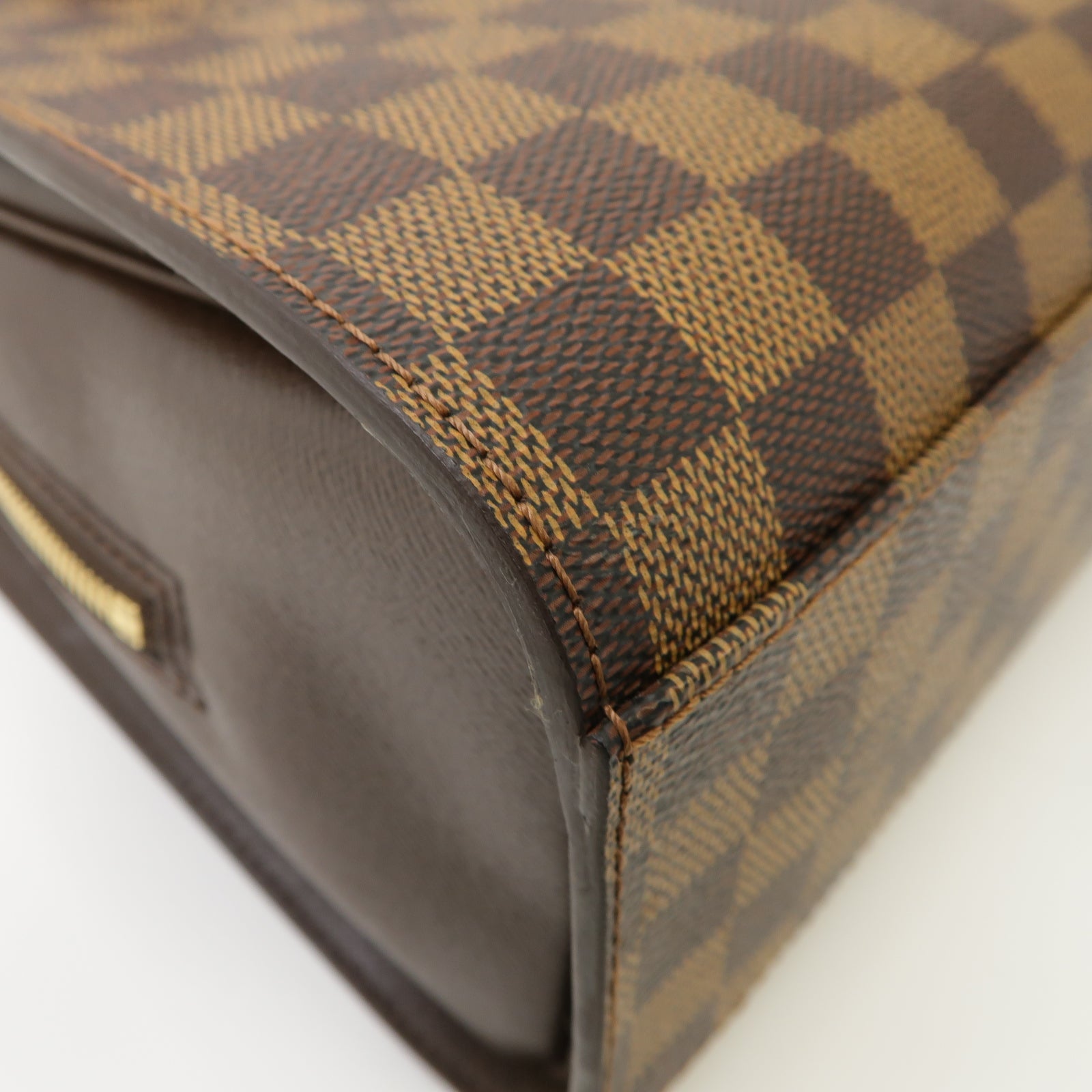LOUIS VUITTON Damier Triana金扣肩背袋啡色