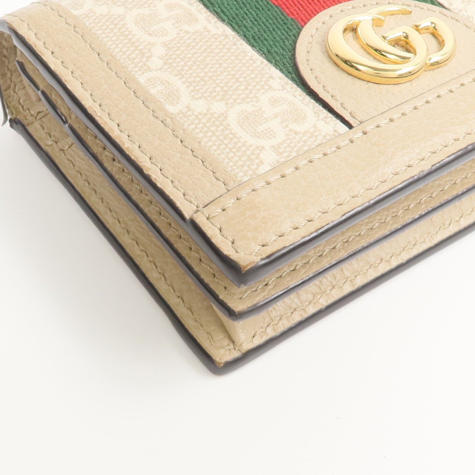 GUCCI 塗層帆布Ophidia GG Card Case Wallet錢包
