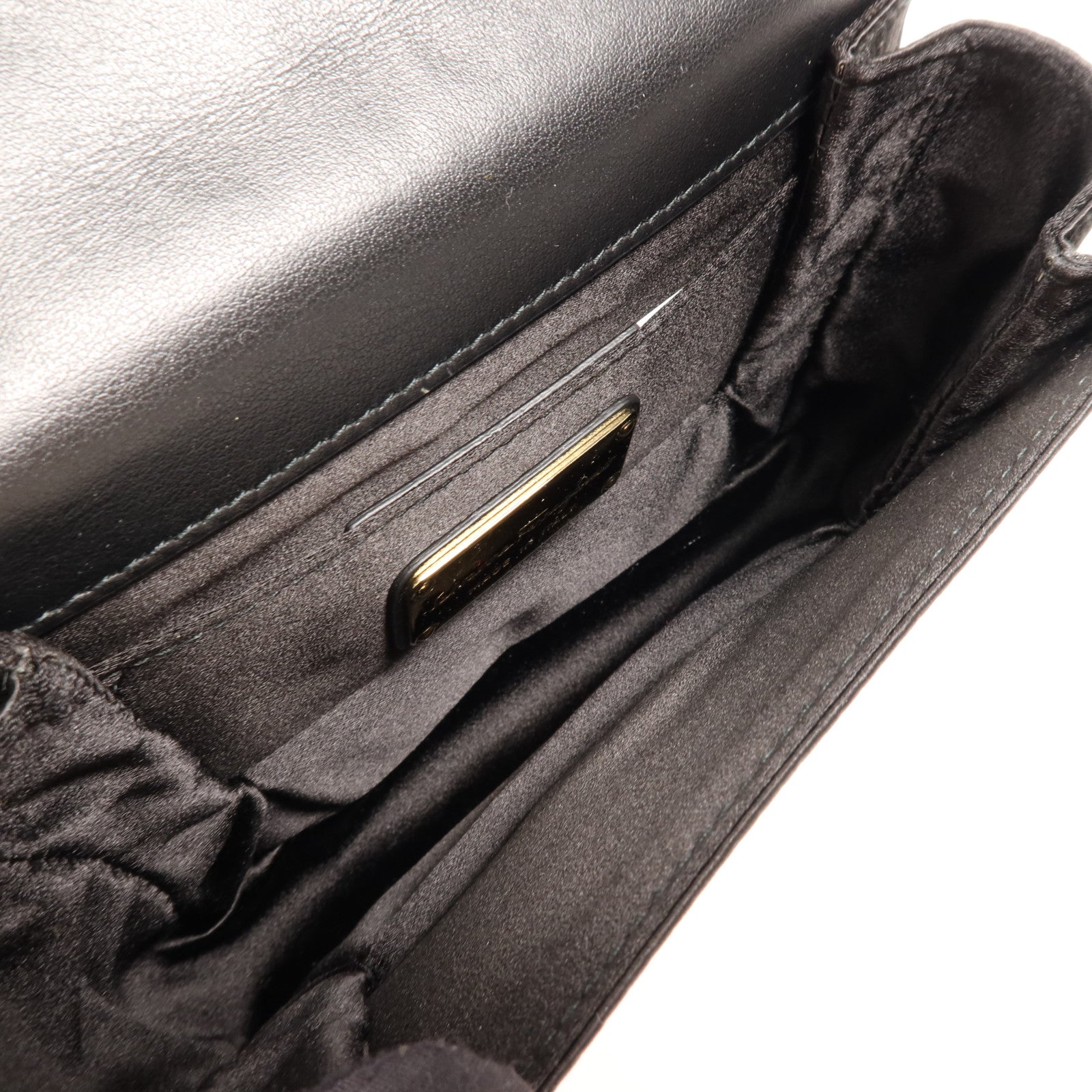 Salvatore Ferragamo 【激減優惠】絲質Shoulder Bag金扣手挽肩背兩用袋