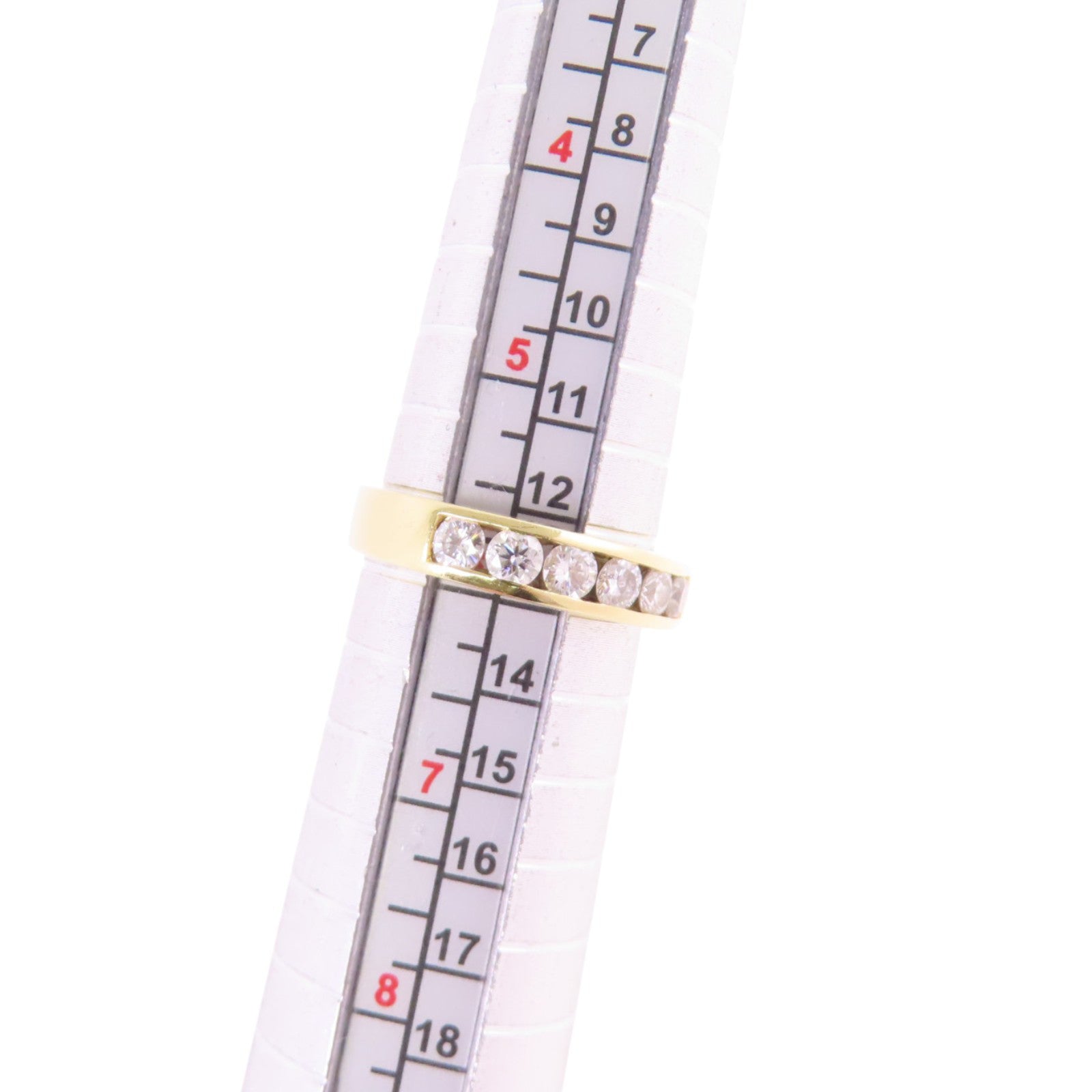 JEWELRY 18K黃金/鑽石Diamond Ring戒指US#5.75