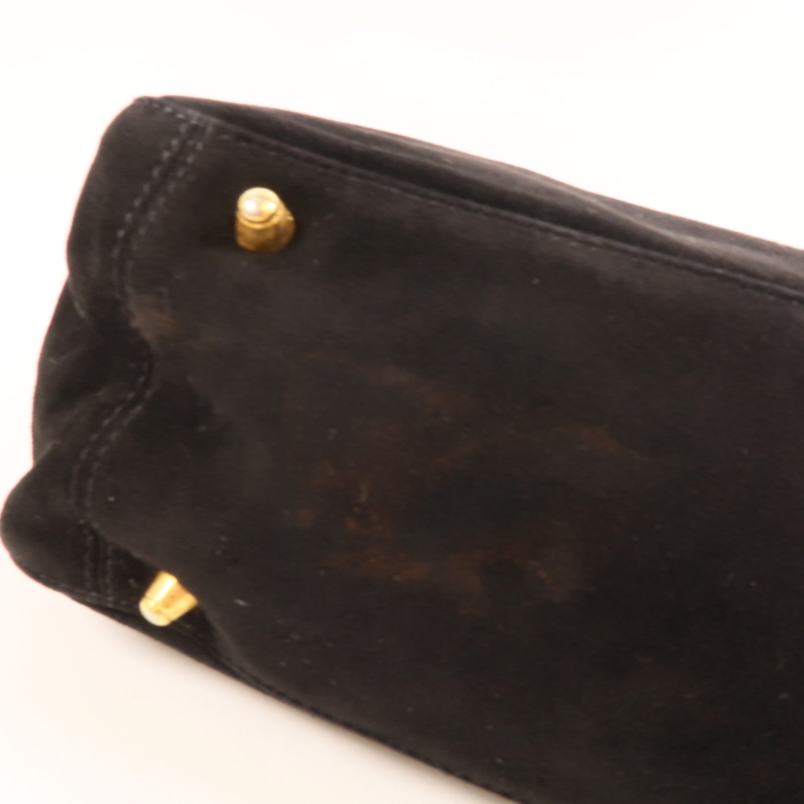 FENDI 麂皮皮革Hand Bag手挽袋