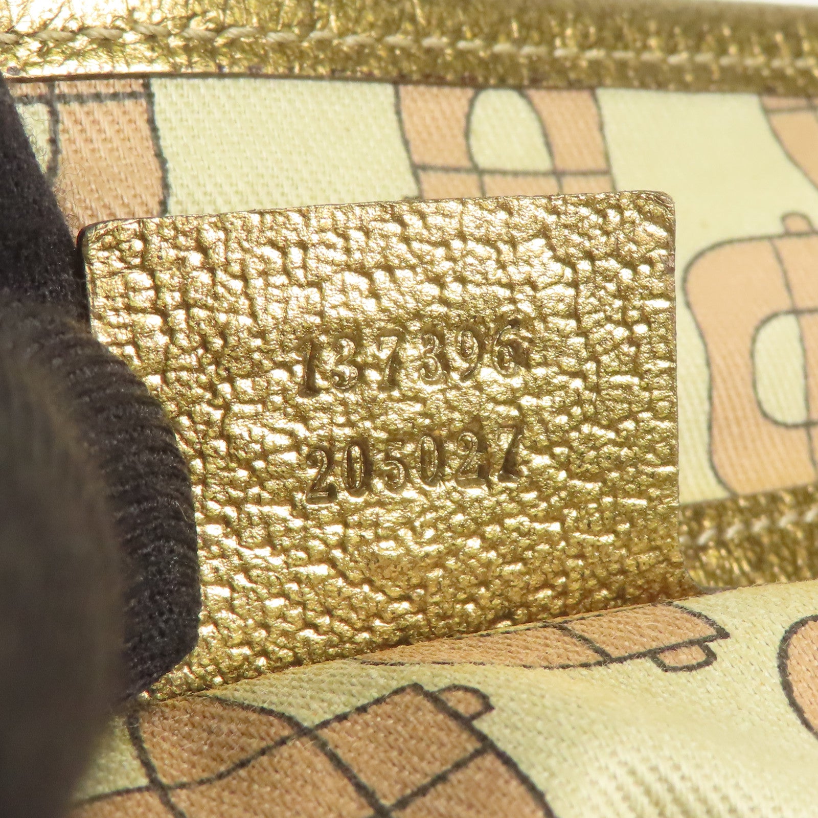 GUCCI GG Shoulder Bag Canvas Brown