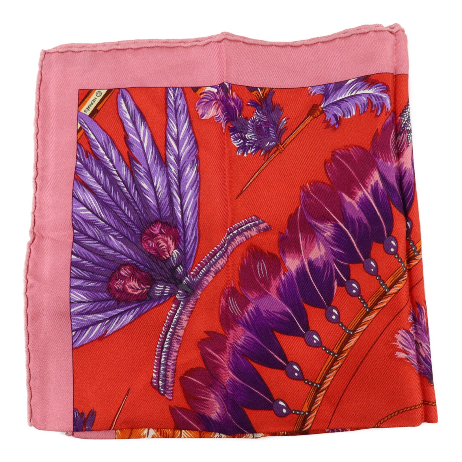 HERMES 絲質Scarf 40x40絲巾