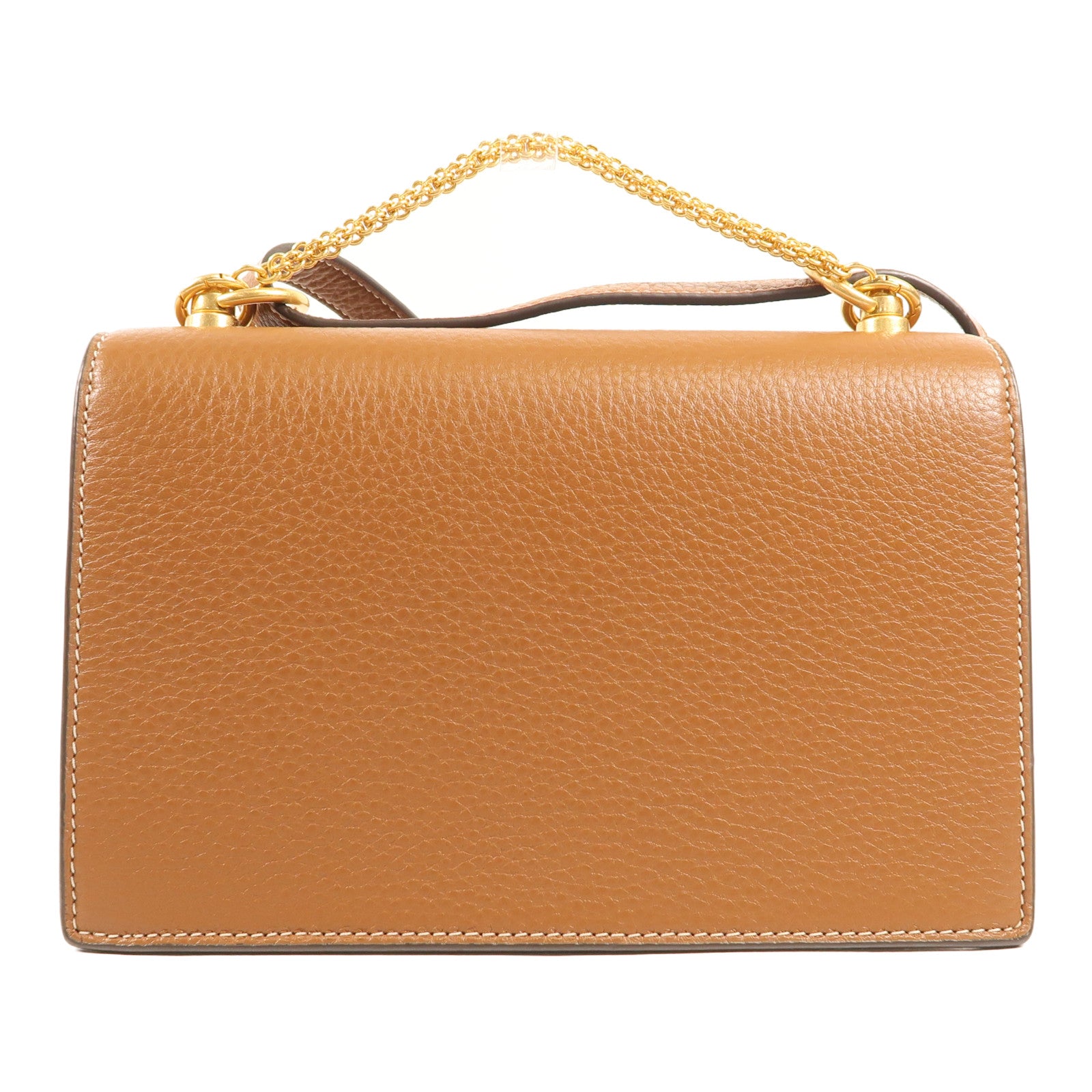Tory Burch 牛皮皮革Shoulder Bag金扣手挽肩背兩用袋