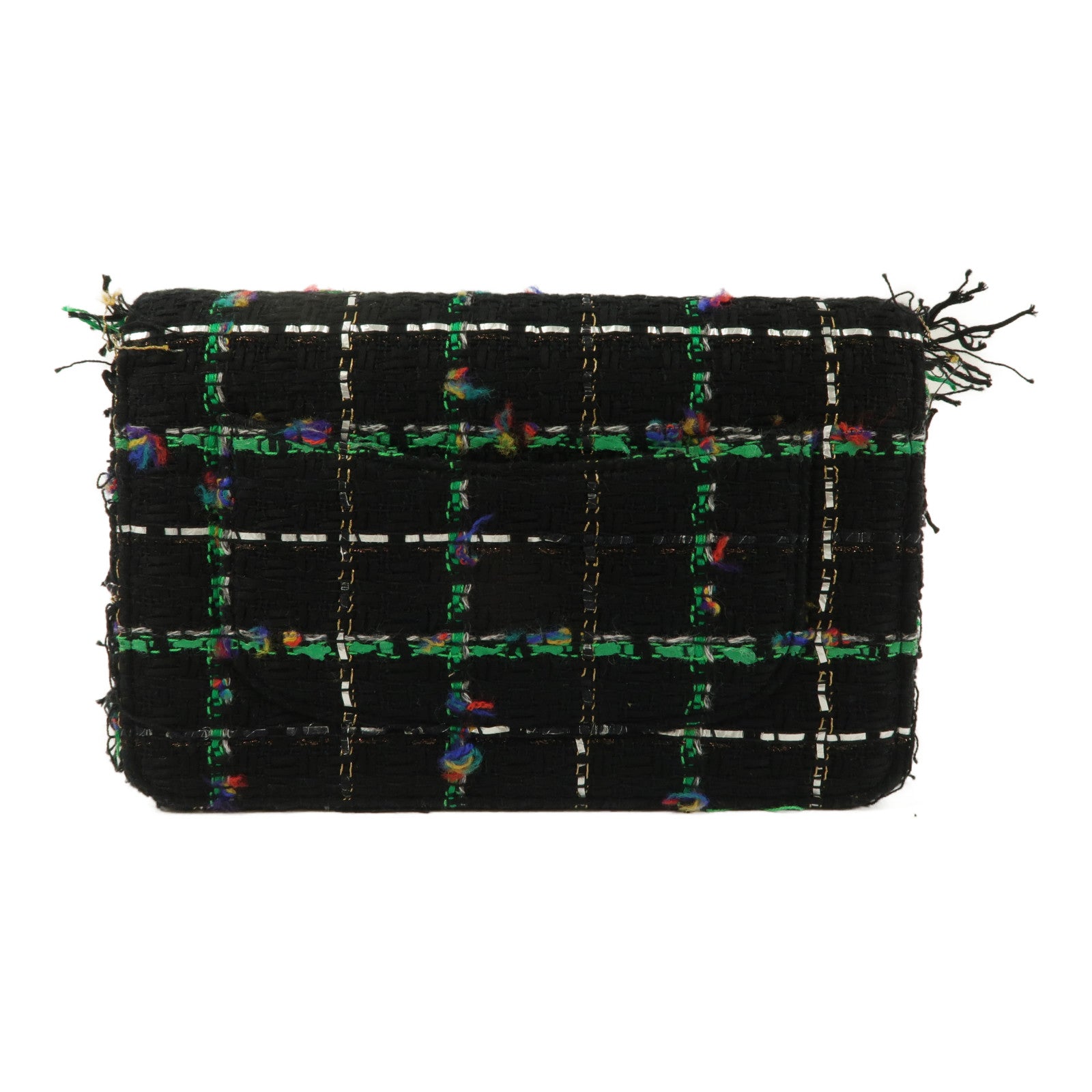 CHANEL Tweed WOC Wallet On Chain With Robot Charm鏈帶肩背袋
