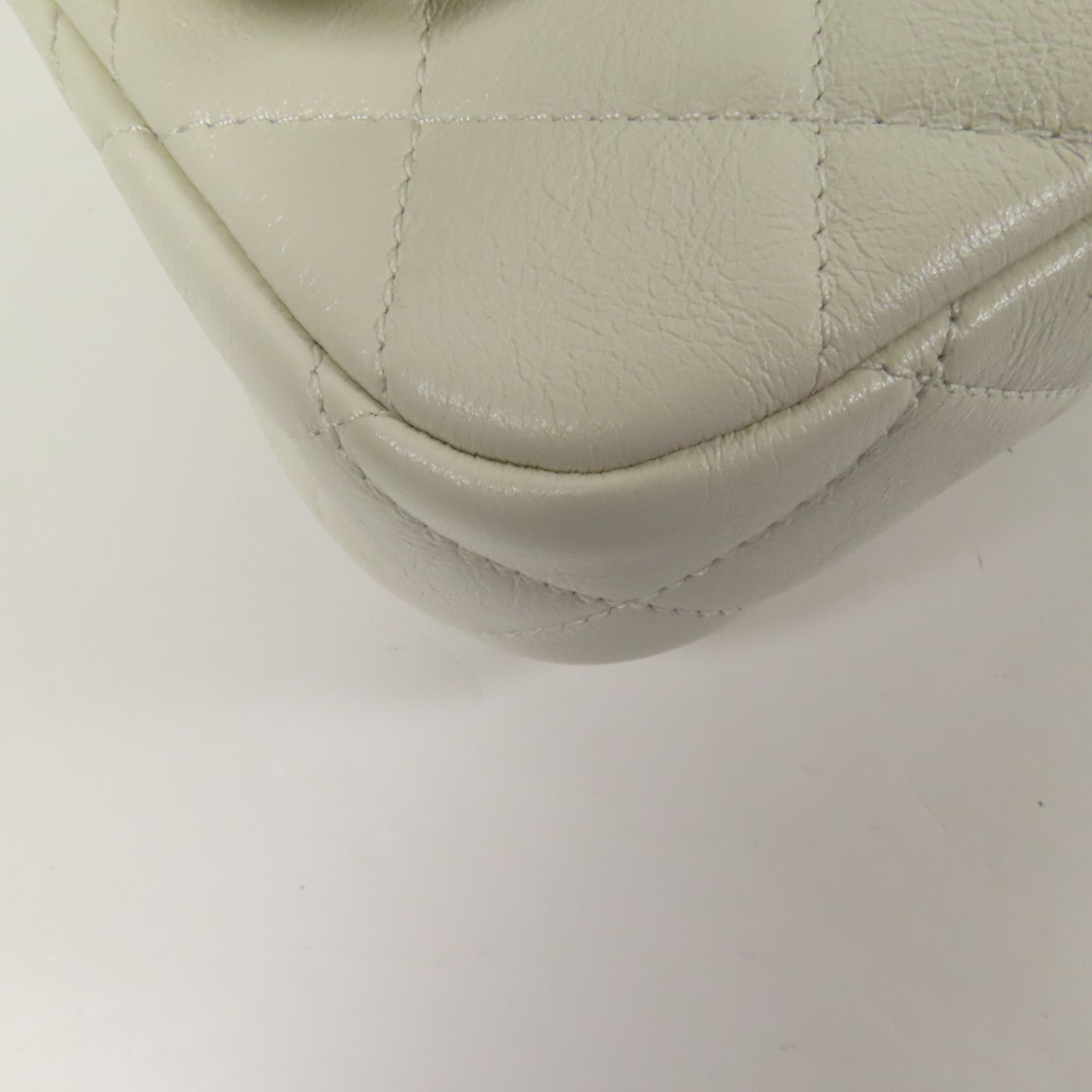 CHANEL 牛皮皮革Chain Shoulder金扣肩背袋