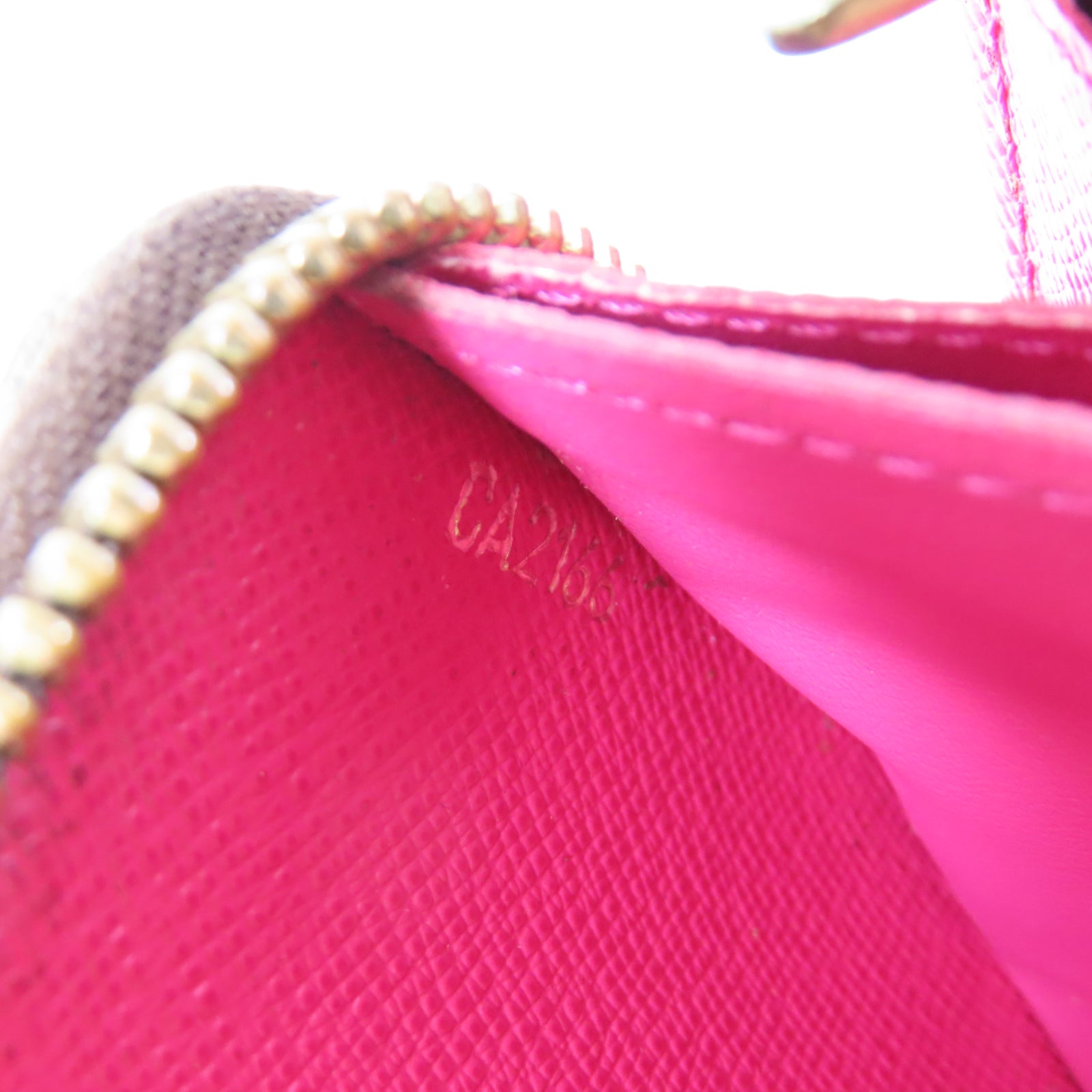 LOUIS VUITTON Monogram Clemence Long Wallet金扣長錢包棕色/紅色