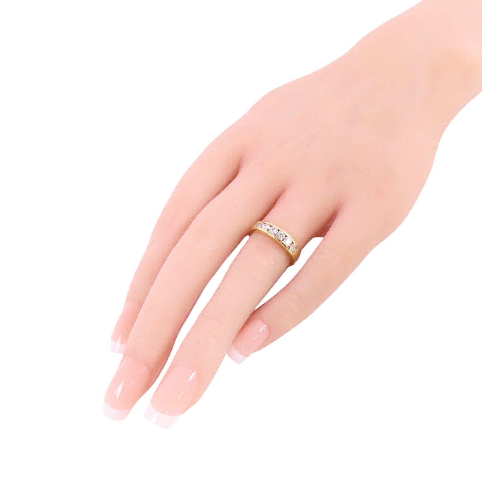 JEWELRY 【激減優惠】18K黃金/鑽石Diamond Ring戒指US#5.75