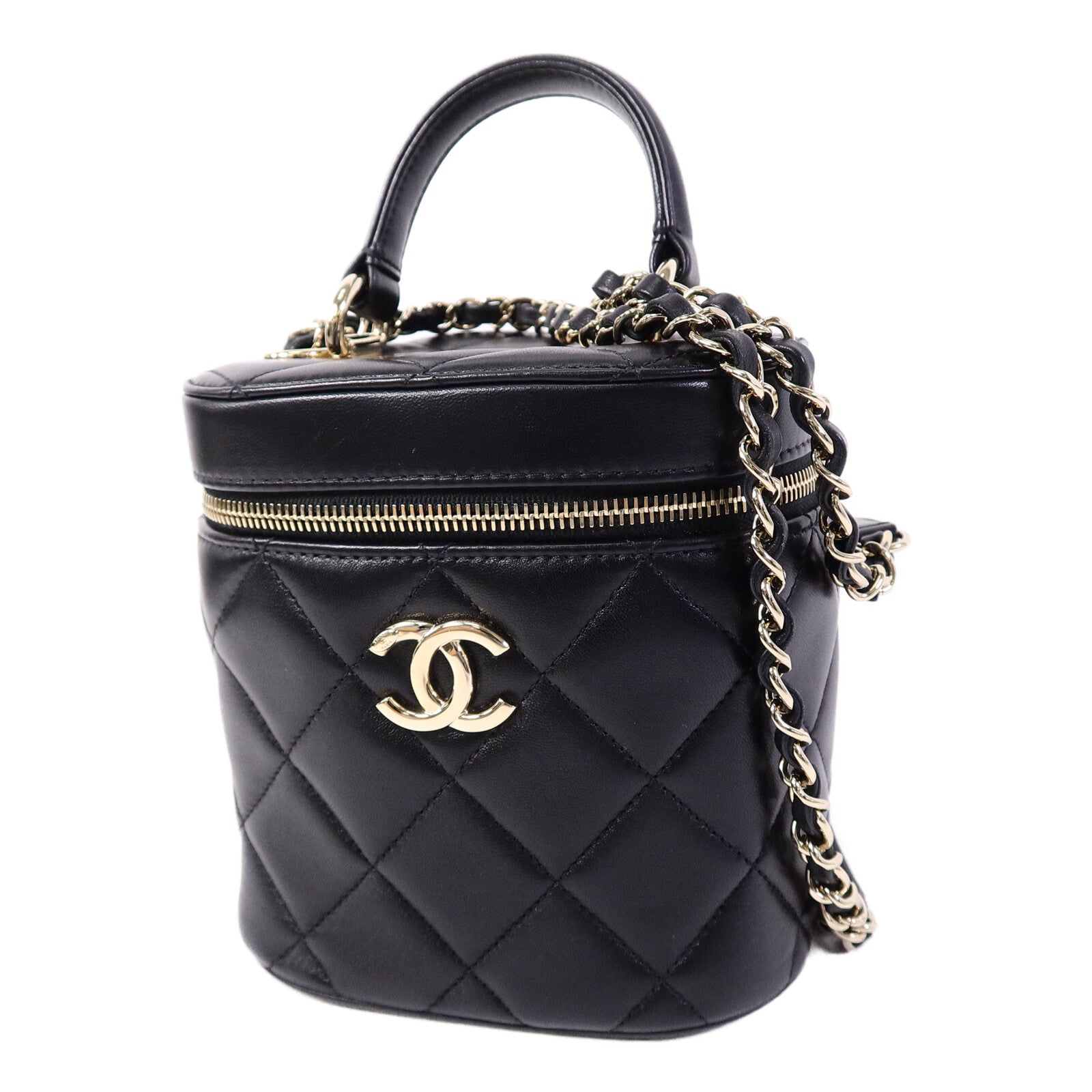 CHANEL 羊皮皮革Trendy CC Vanity Case手挽肩背兩用袋