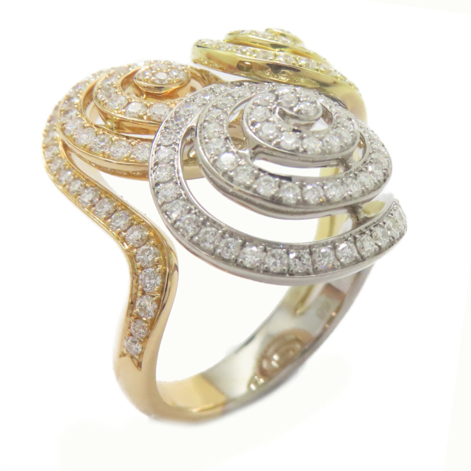 JEWELRY 18K玫瑰金/白金/黃金Diamond Ring 1.68ct鑽石戒指US#7.25