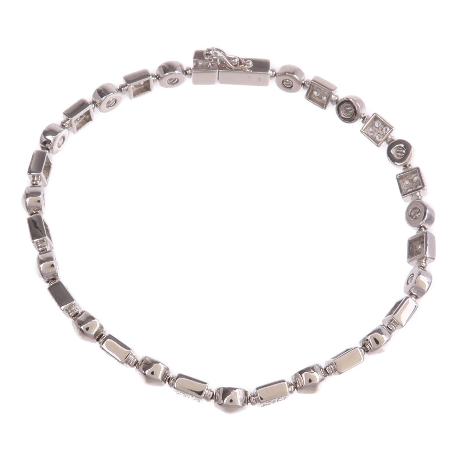 JEWELRY 18K白金Diamond Necklace & Bracelet Set鑽石項鍊/手鏈