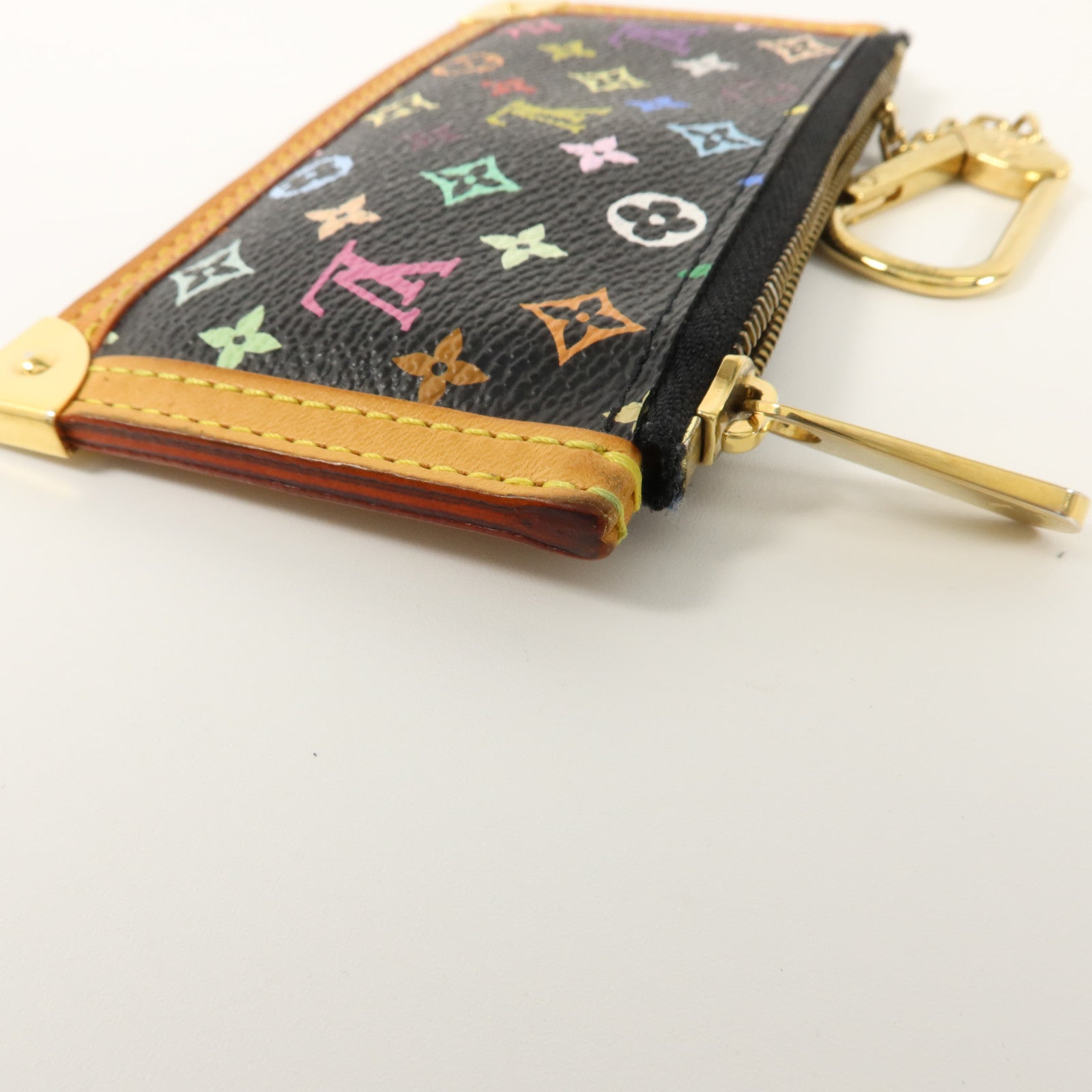 LOUIS VUITTON Monogram Multicolore Pochette Cles Purse零錢包