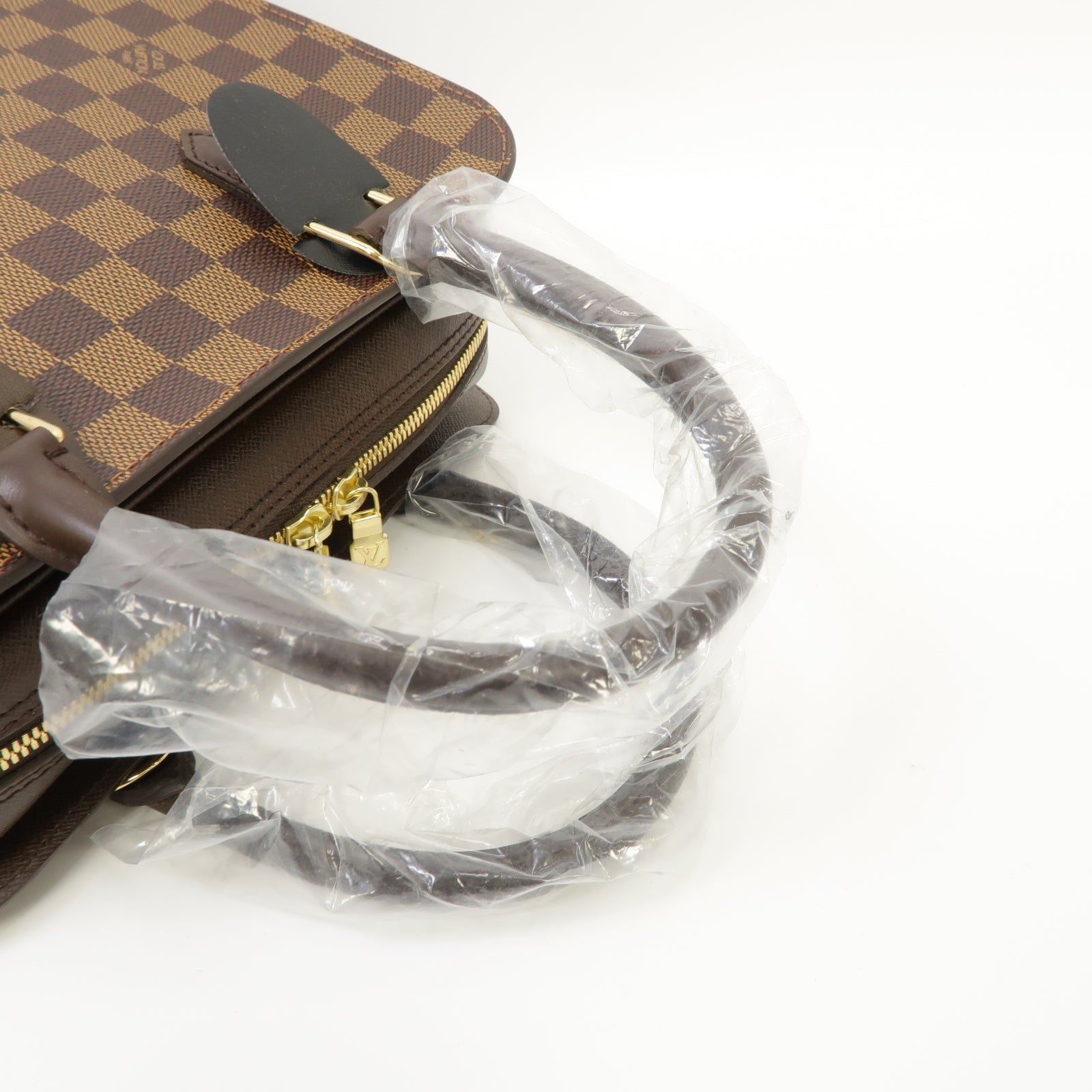 LOUIS VUITTON Damier Triana金扣肩背袋啡色