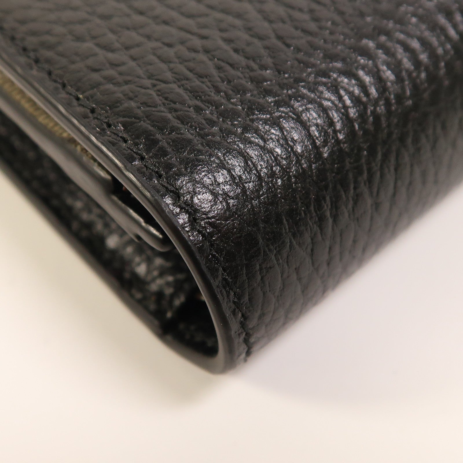 GUCCI 塗層帆布/牛皮皮革Long Wallet金扣長錢包