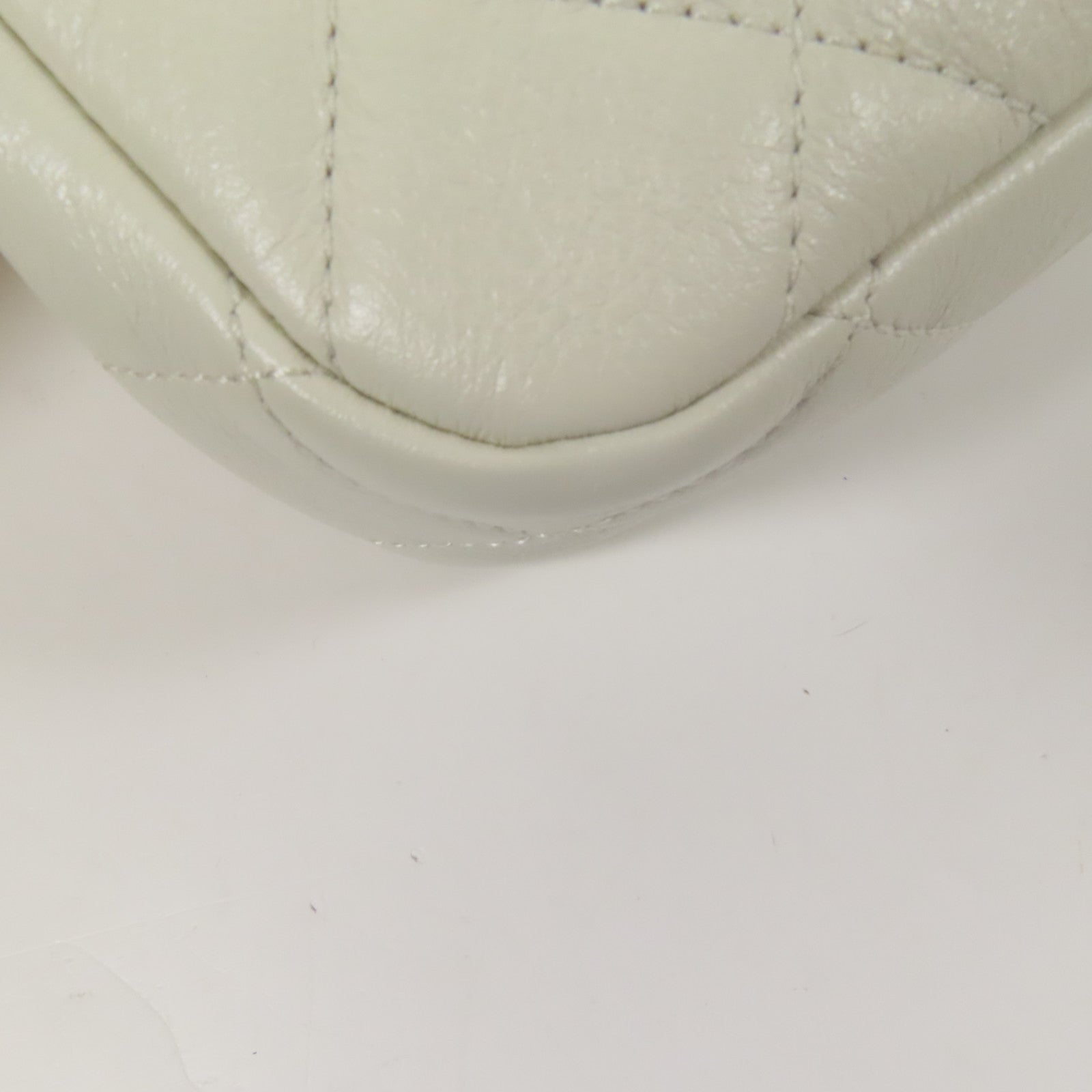 CHANEL 牛皮皮革Chain Shoulder金扣肩背袋