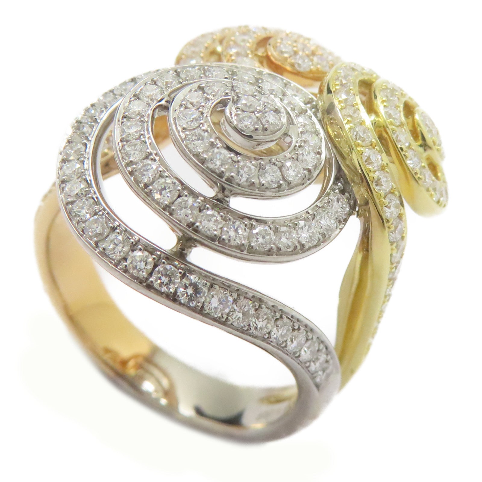 JEWELRY 18K玫瑰金/白金/黃金Diamond Ring 1.68ct鑽石戒指US#7.25
