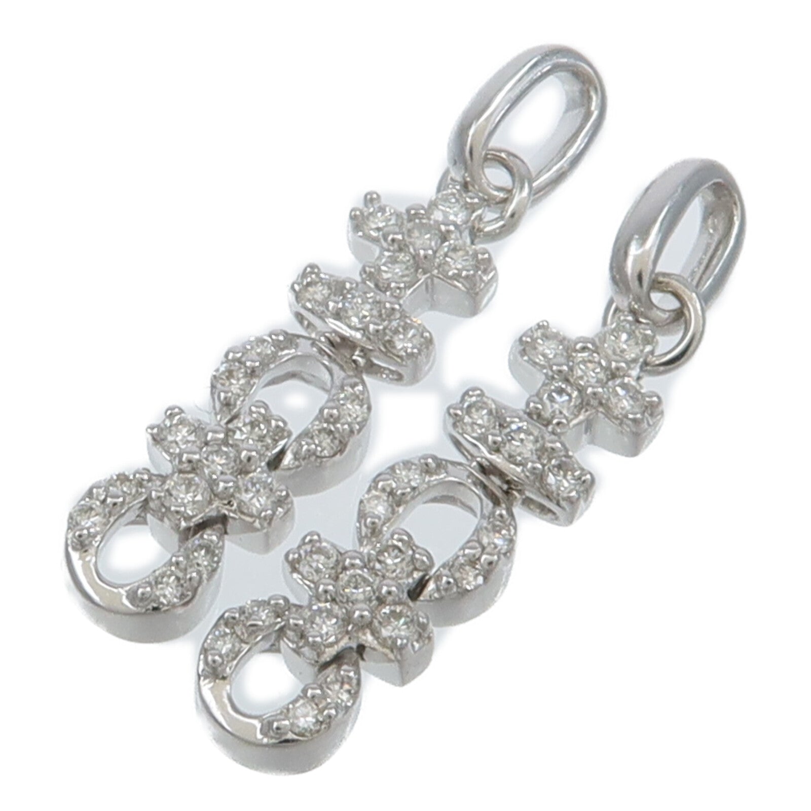 JEWELRY 18K白金Diamond Pendant鑽石吊墜