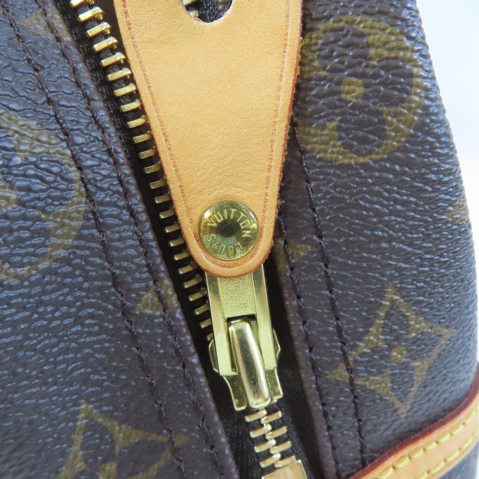 LOUIS VUITTON Monogram Montorgueil PM金扣肩背袋棕色