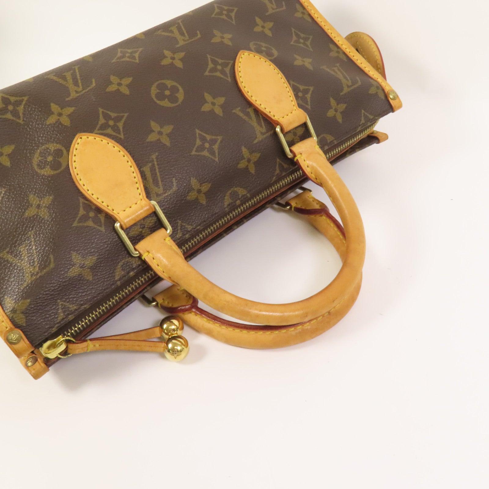 LOUIS VUITTON Monogram Popincourt金扣手挽袋