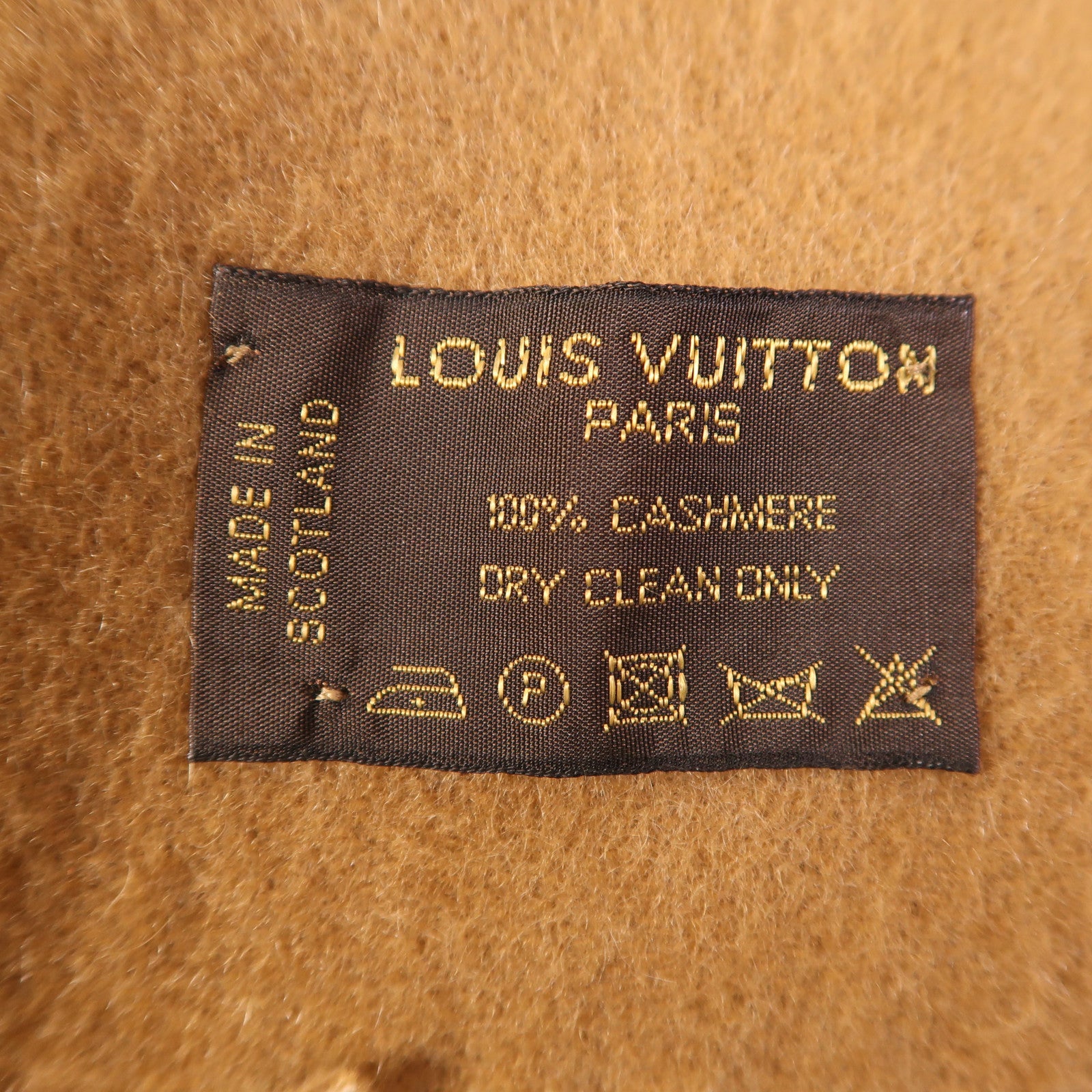 LOUIS VUITTON 羊絨Logo Scarf圍巾