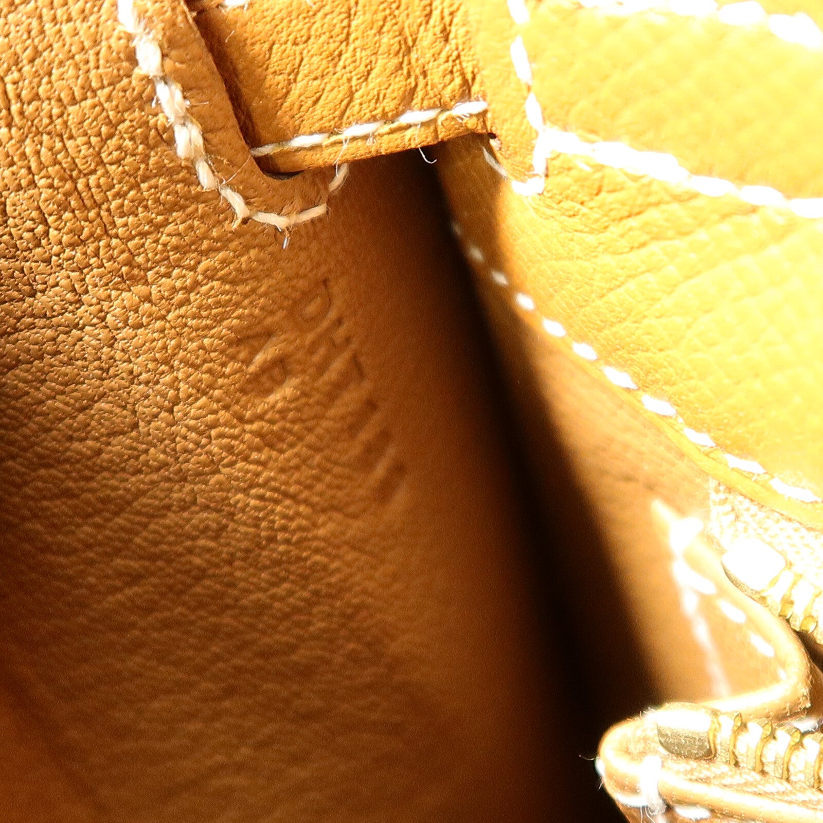 HERMES Epsom皮革Kelly 25手挽肩背兩用袋Gold