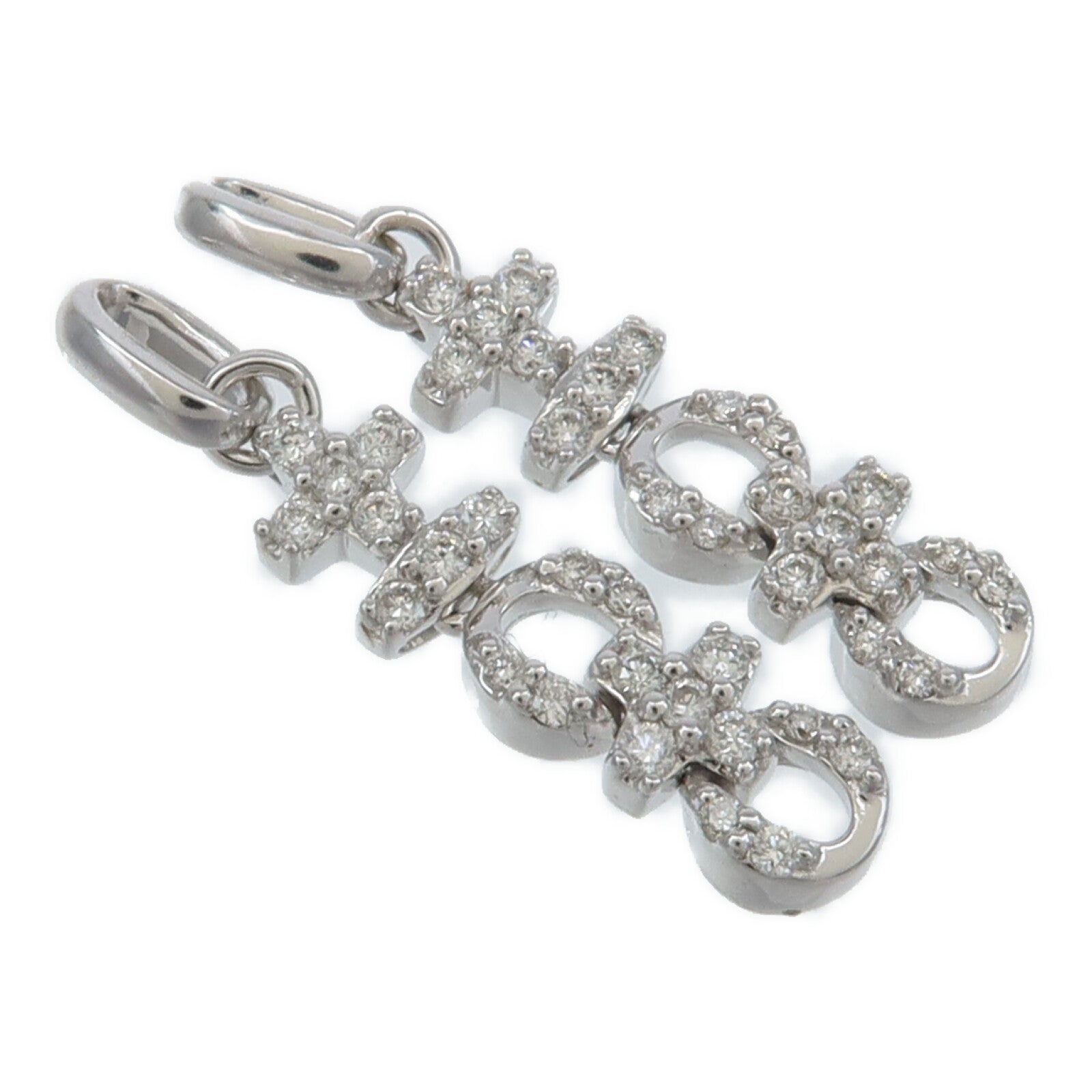 JEWELRY 18K白金Diamond Pendant鑽石吊墜