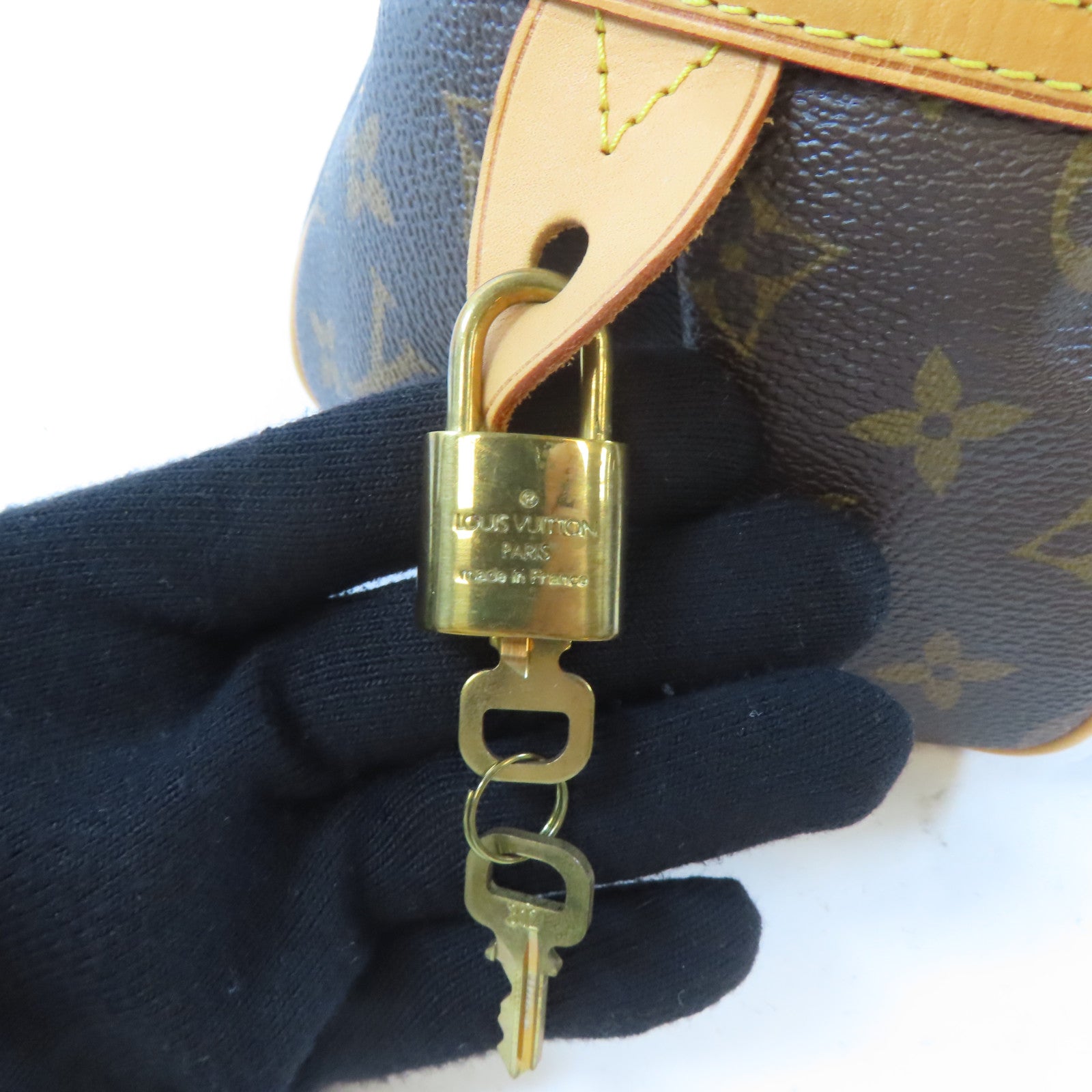 LOUIS VUITTON Monogram Montorgueil PM金扣肩背袋棕色