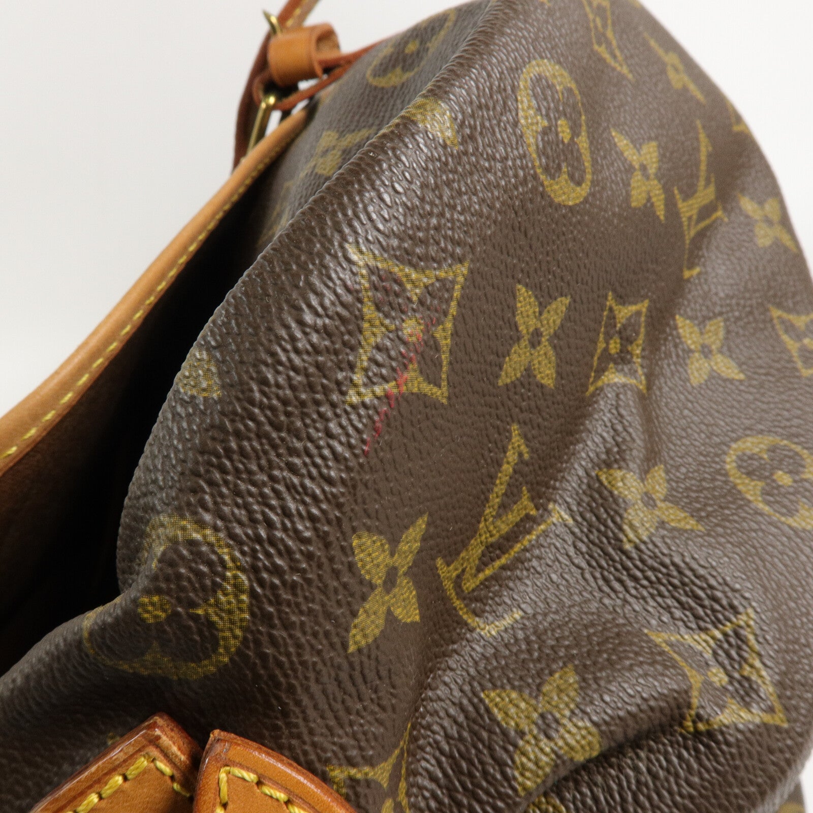 LOUIS VUITTON Monogram Saumur 35金扣肩背袋