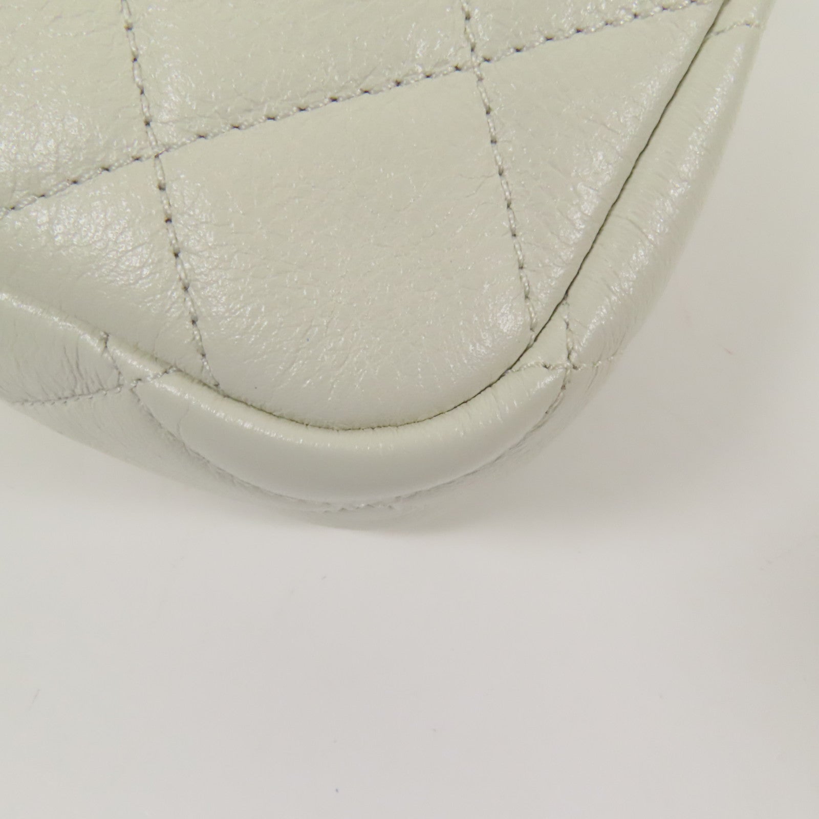 CHANEL 牛皮皮革Chain Shoulder金扣肩背袋