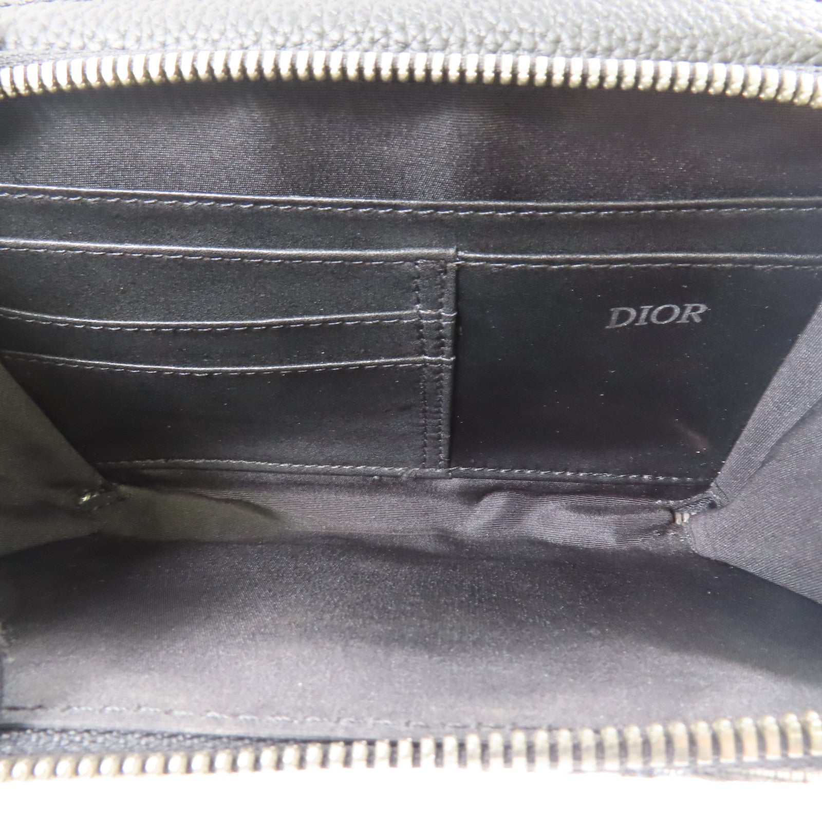 Dior 帆布Oblique Camera Bag銀扣肩背袋