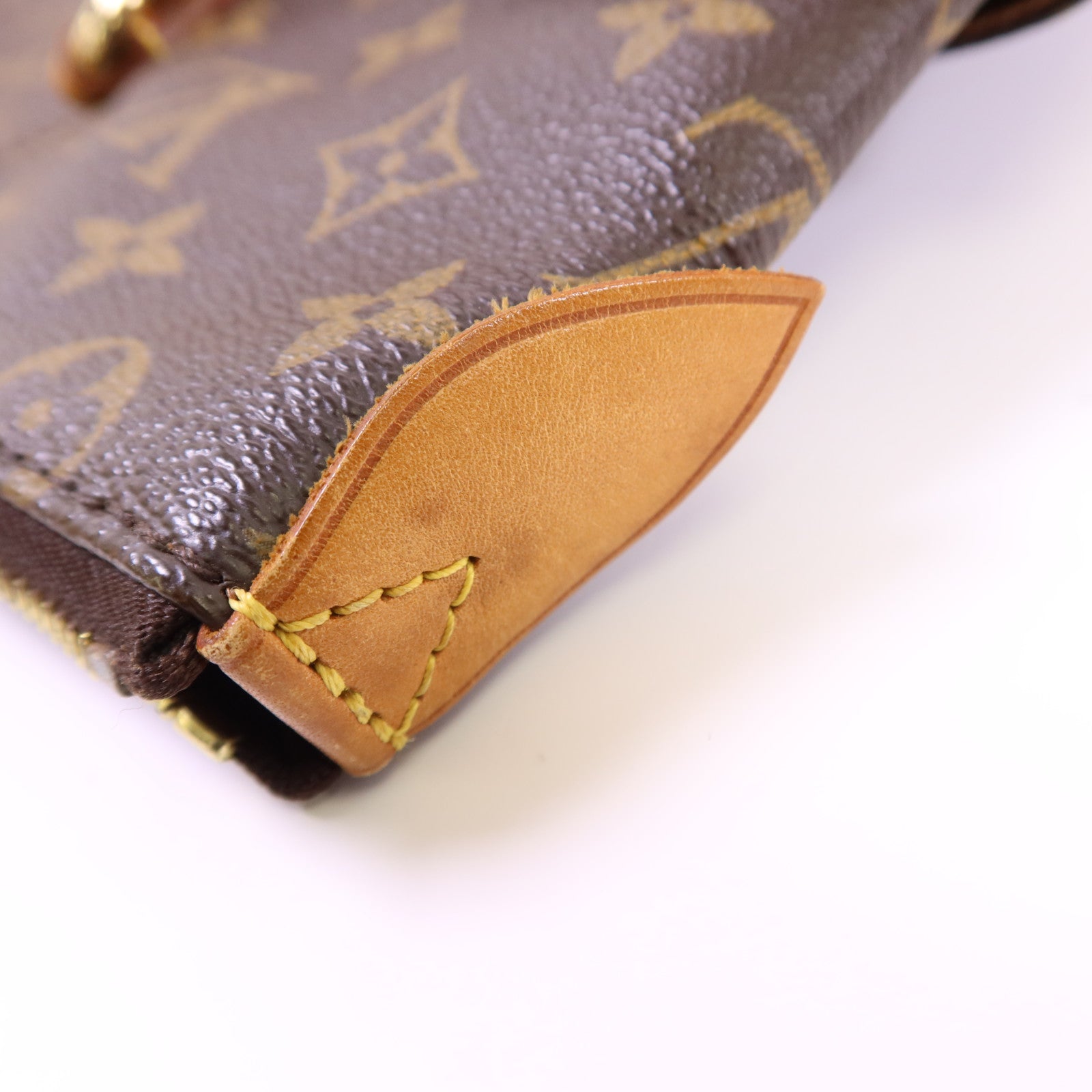 LOUIS VUITTON Monogram Totally MM金扣肩背袋棕色